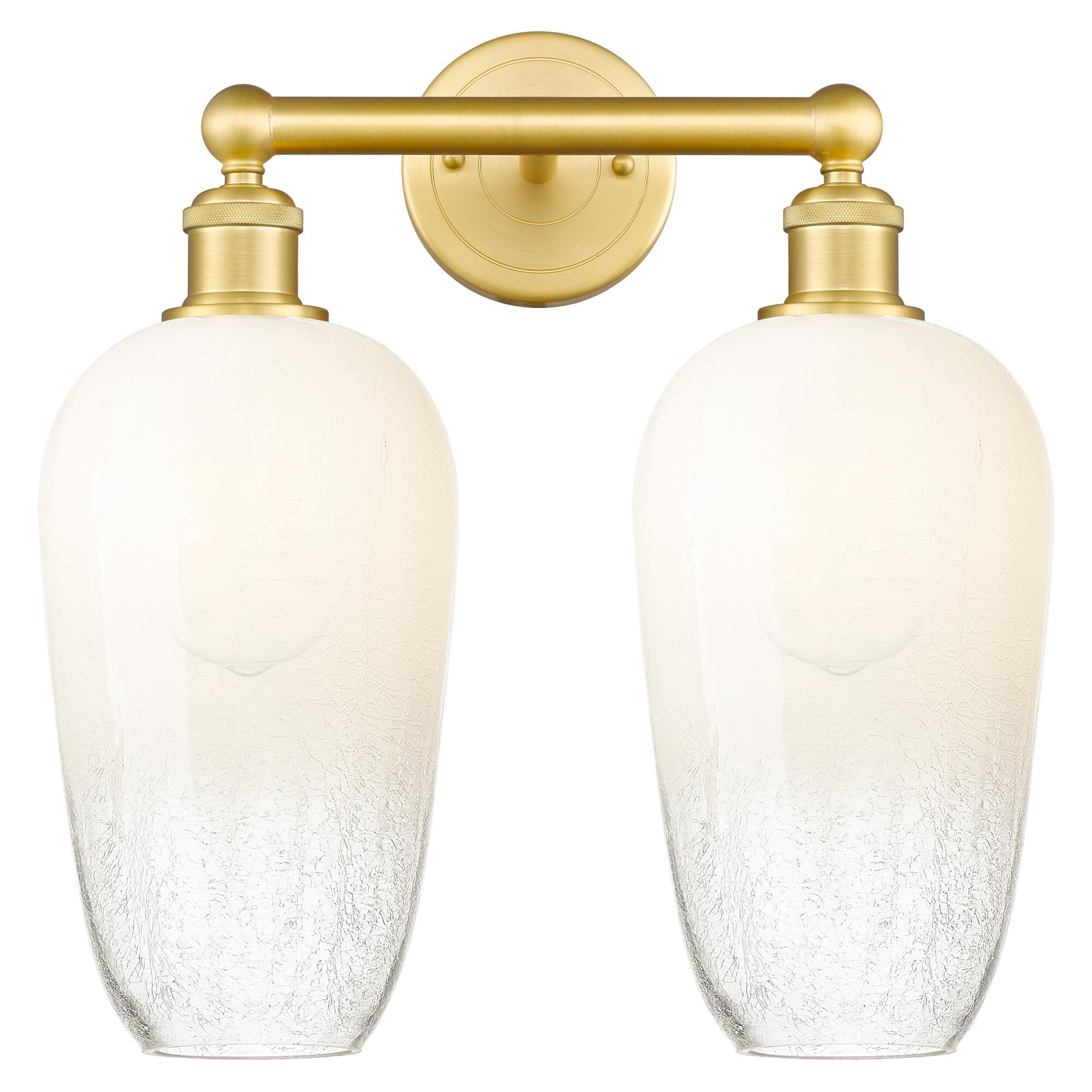 Shown in Satin Gold finish and Opal glass