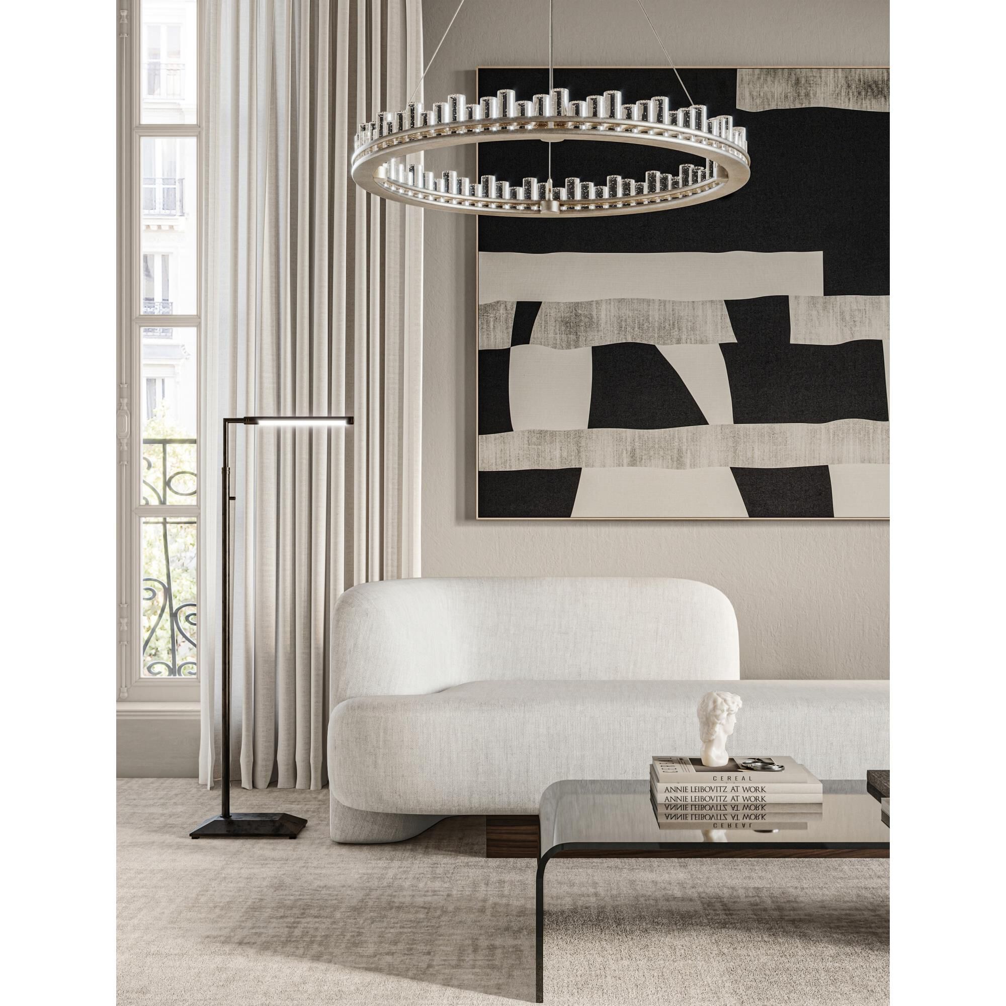 Shown in Contemporary Silver Leaf and Contemporary Silver finish