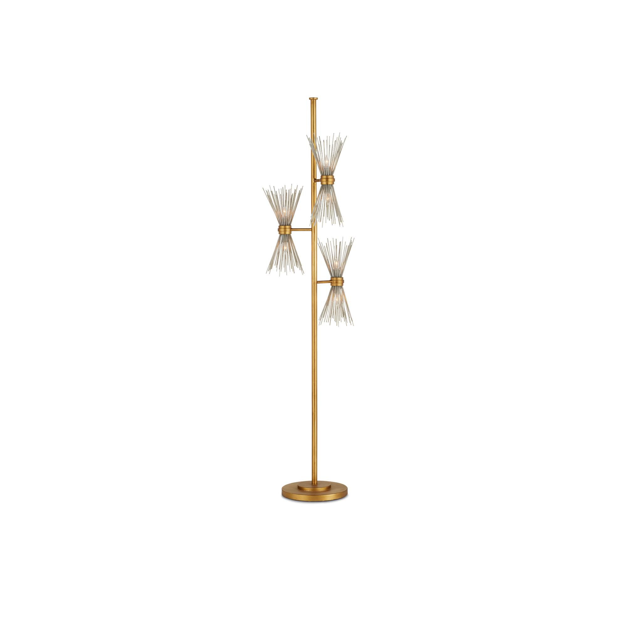 Shown in Antique Gold Leaf-Contemporary Silver Leaf finish