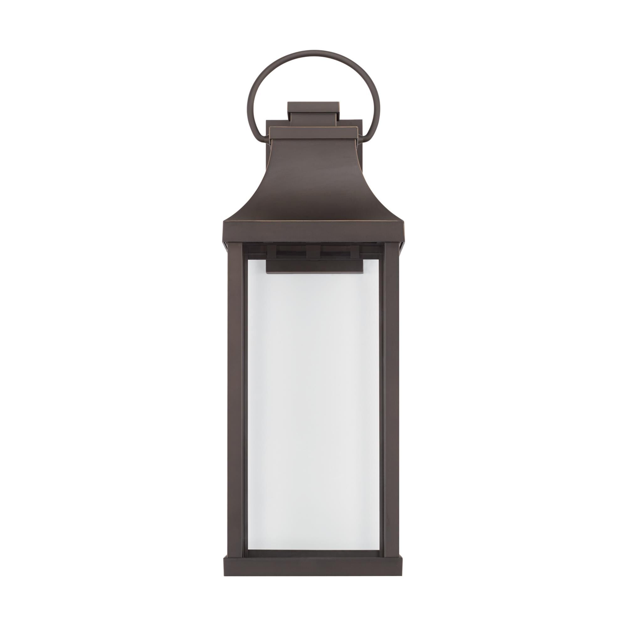Shown in Oiled Bronze finish and Clear glass
