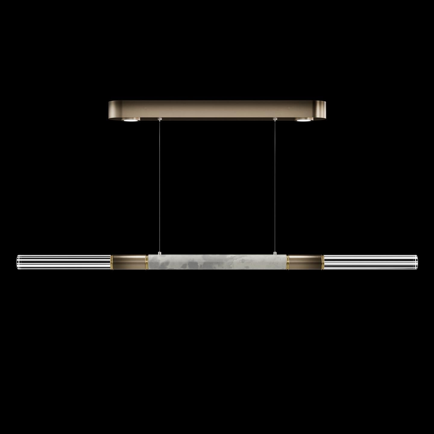 Antonia 62 Inch Linear Suspension Light by Fine Art Handcrafted Lighting