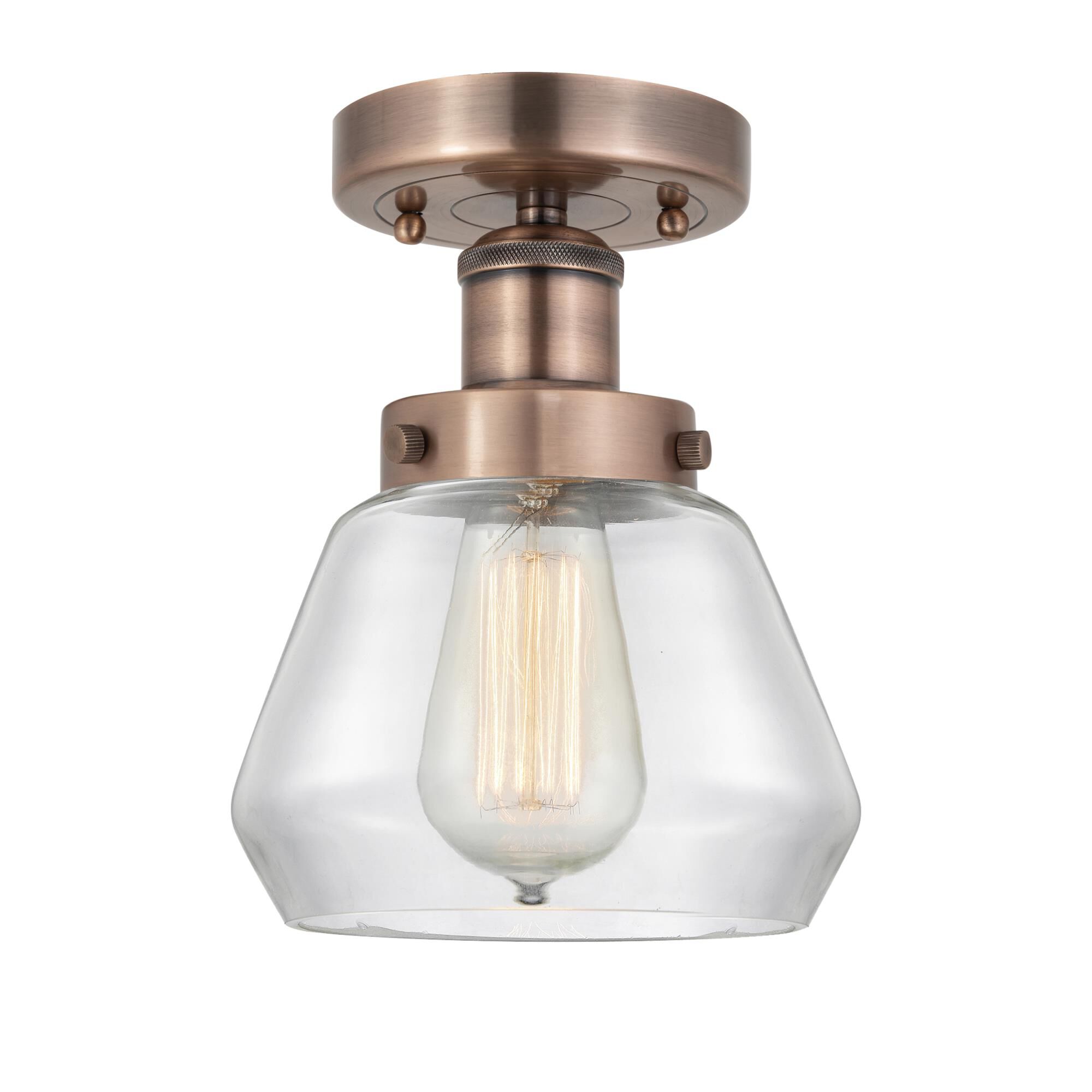 Bruno Marashlian Fulton 6 Inch 1 Light Semi Flush Mount by Innovations Lighting