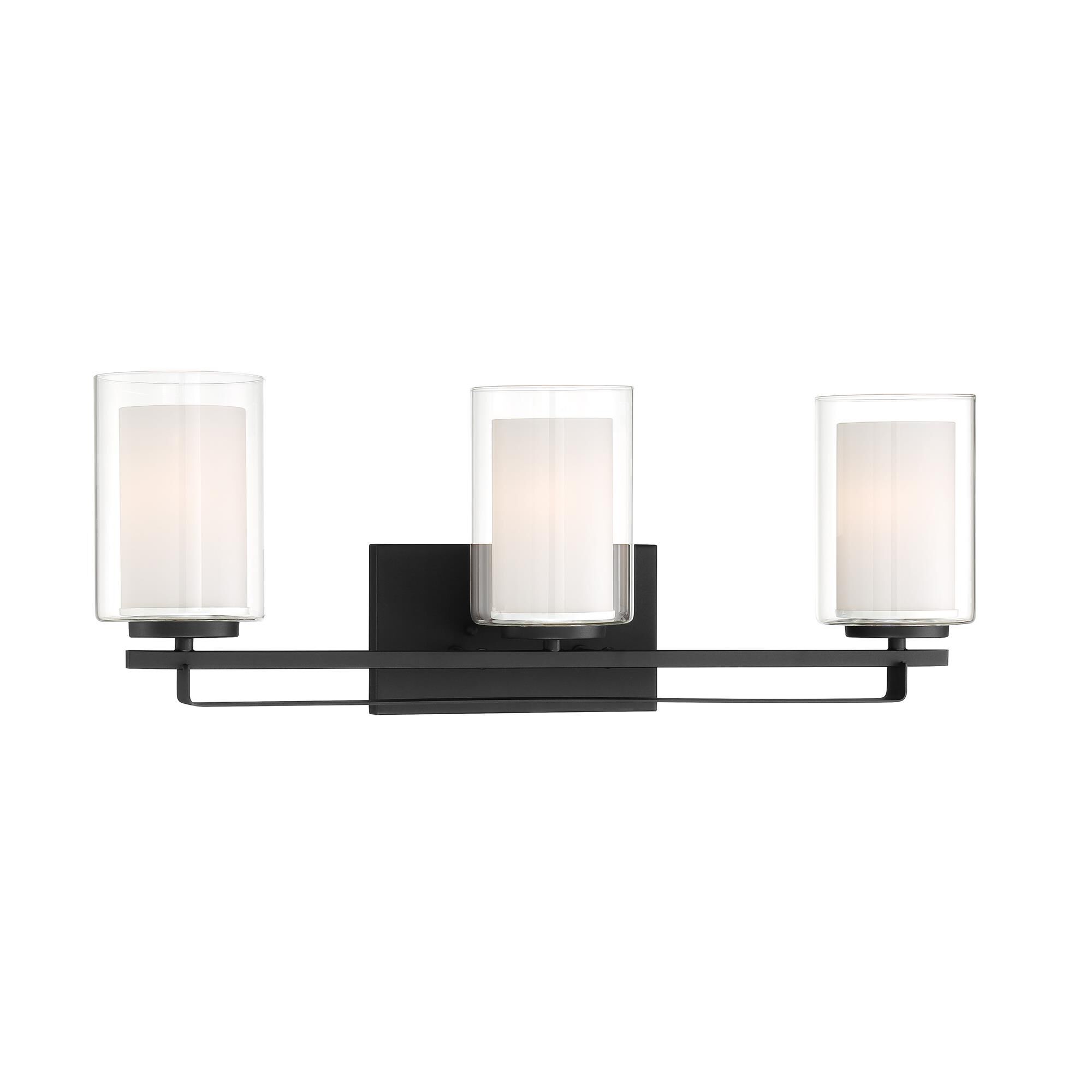 Shown in Sand Coal finish and Etched White glass and Glass shade