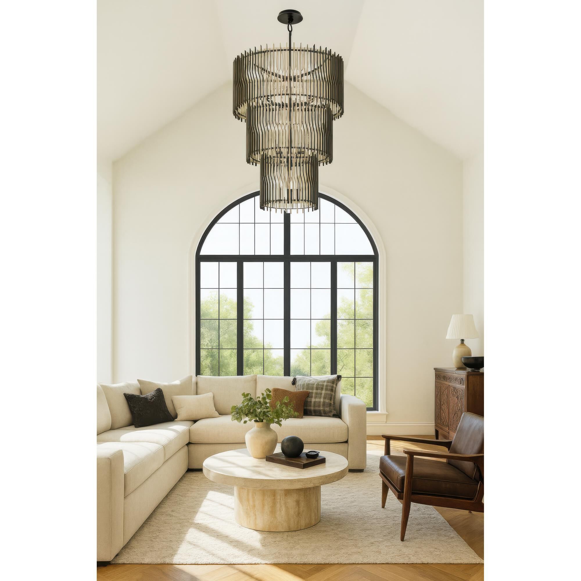 Ron Henderson Park Row 32 Inch Chandelier by Varaluz