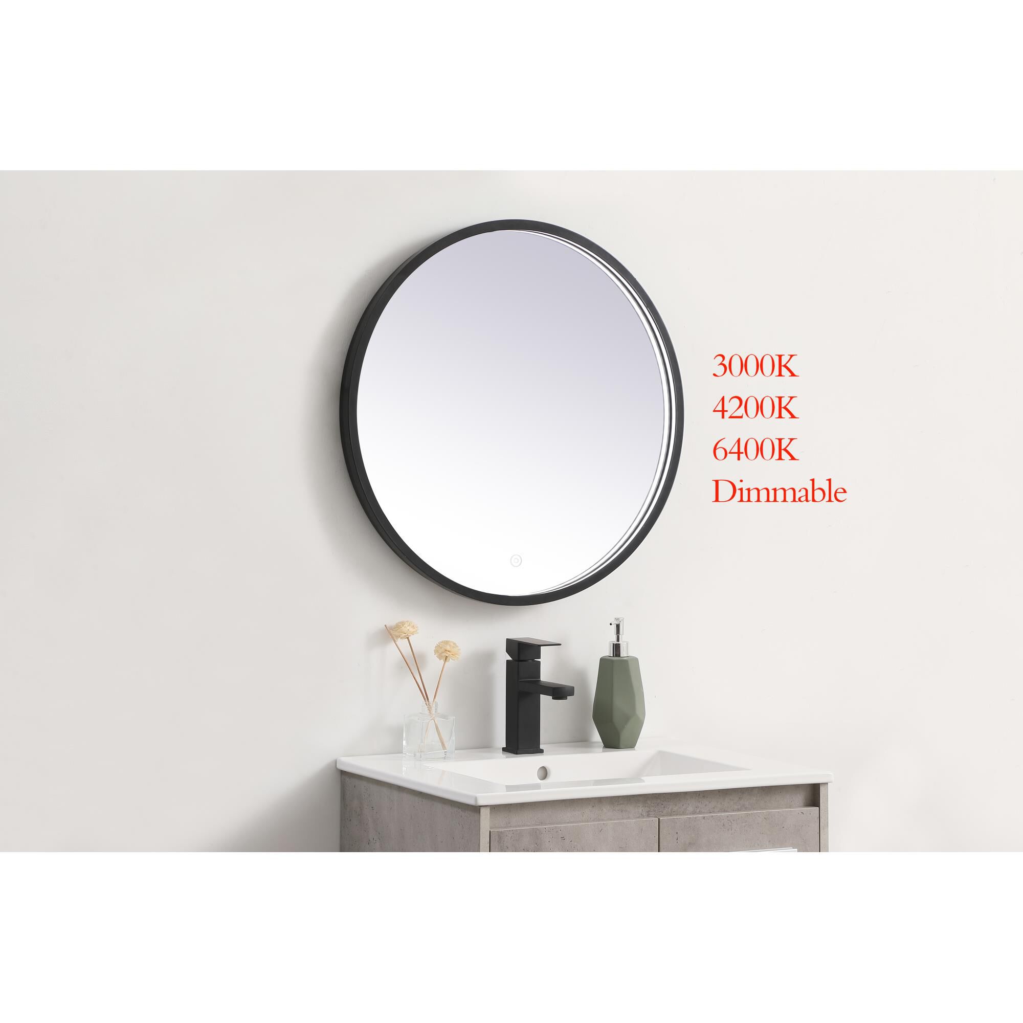 Pier LED Lighted Mirror by Elegant Decor
