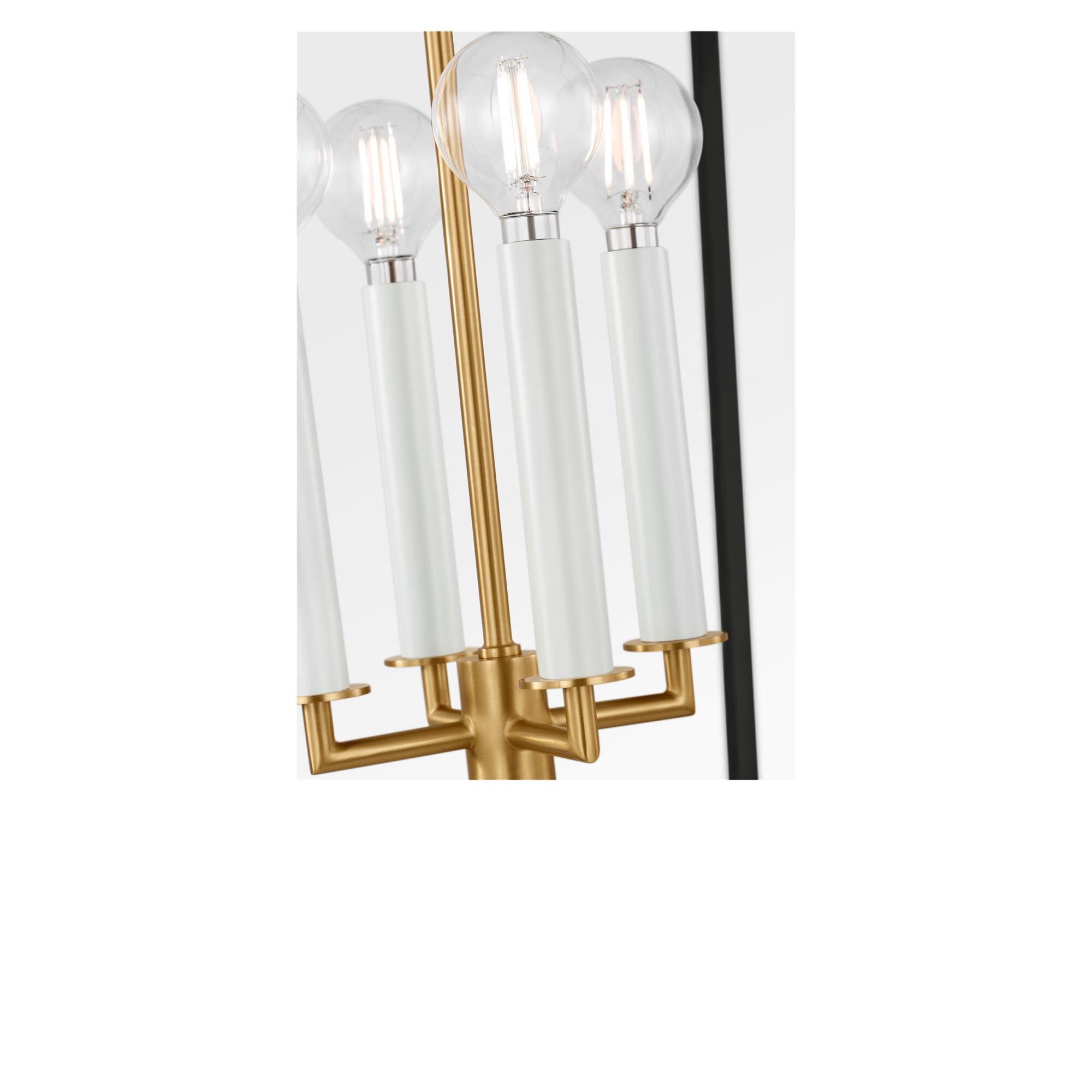 Shown in Midnight Black and Burnished Brass finish