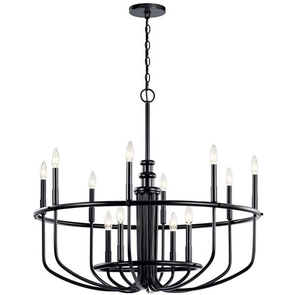 Capitol Hill 34 Inch 12 Light Chandelier by Kichler Lighting