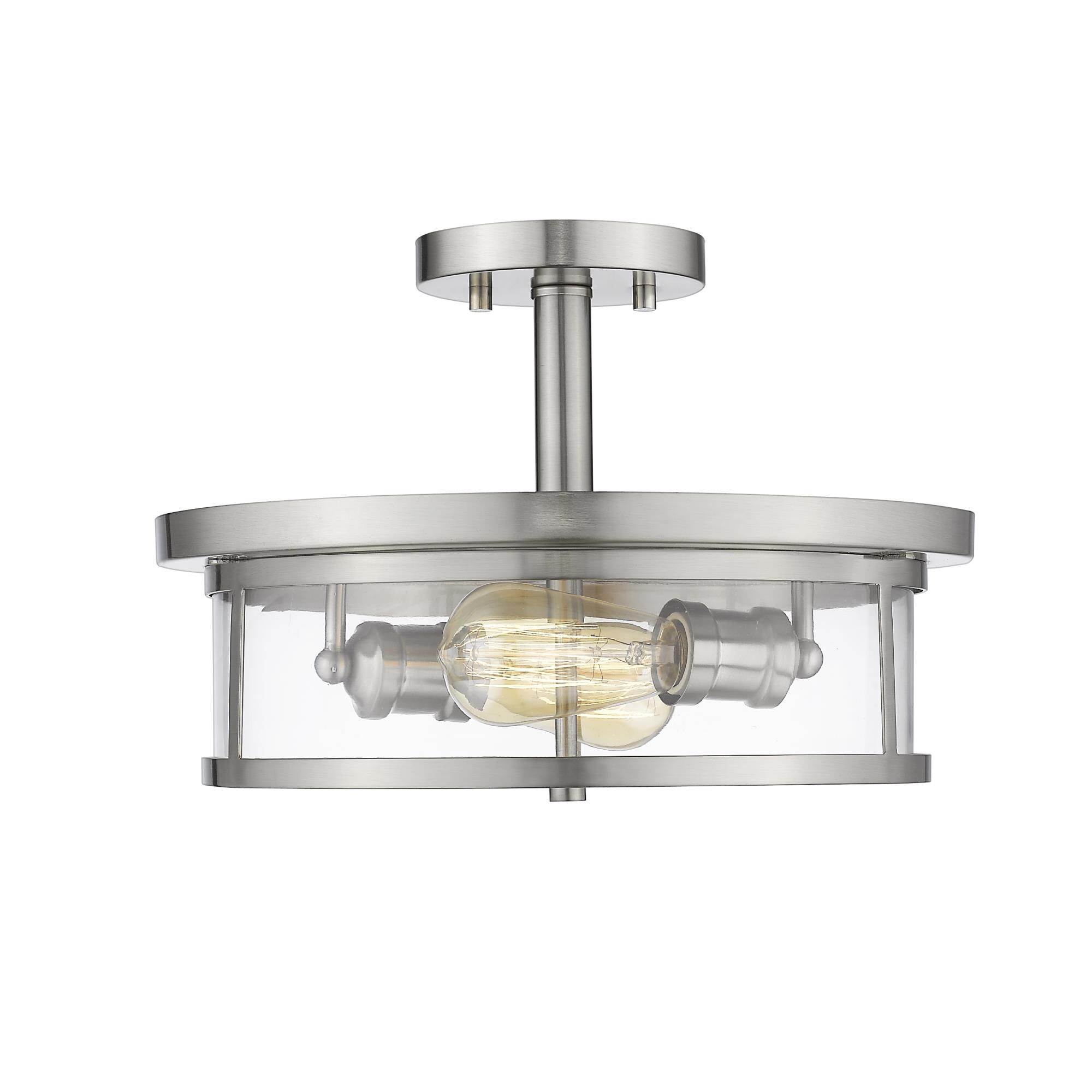 Savannah 13 Inch 2 Light Semi Flush Mount by Z-Lite