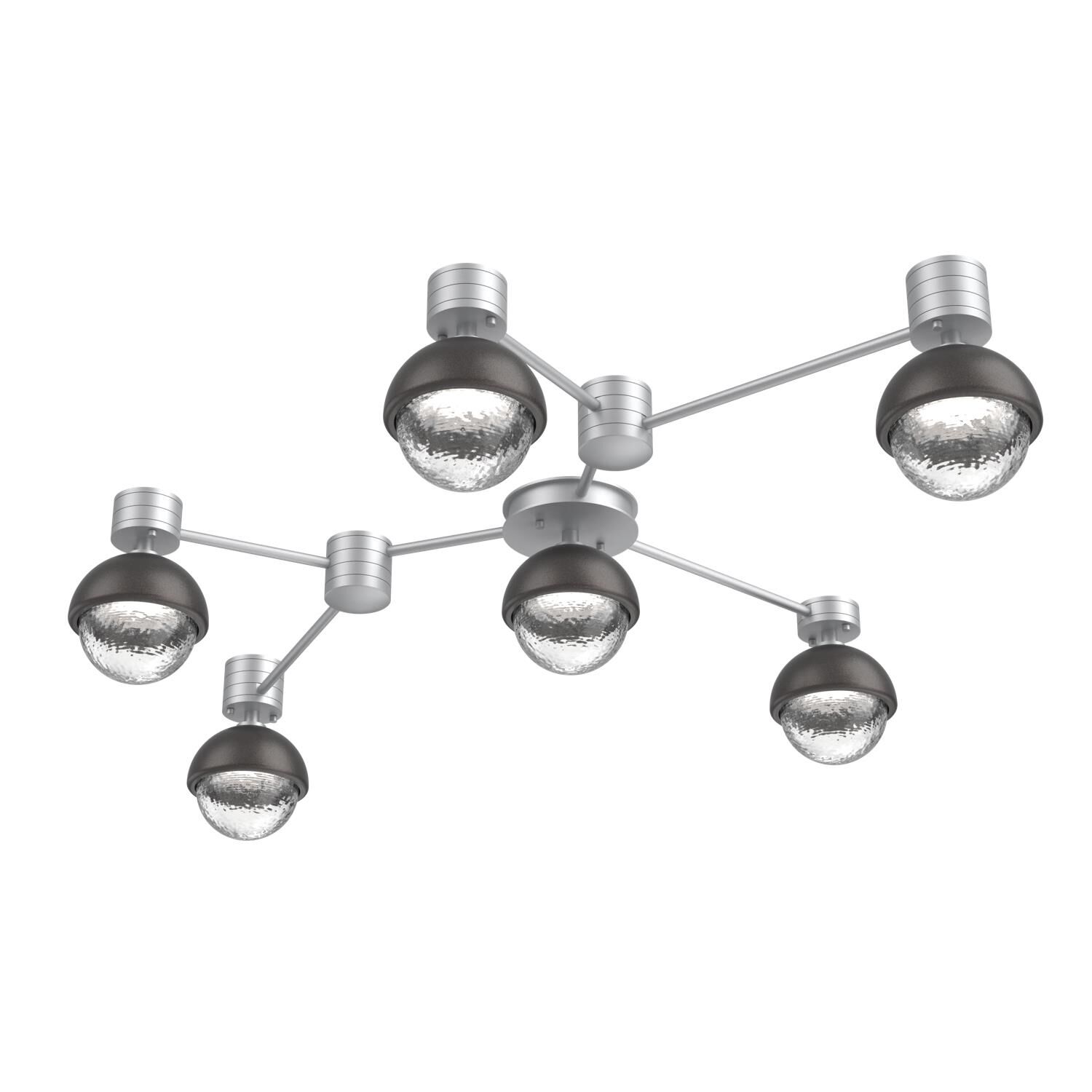 Shown in Classic Silver finish and Clear glass and Graphite accent