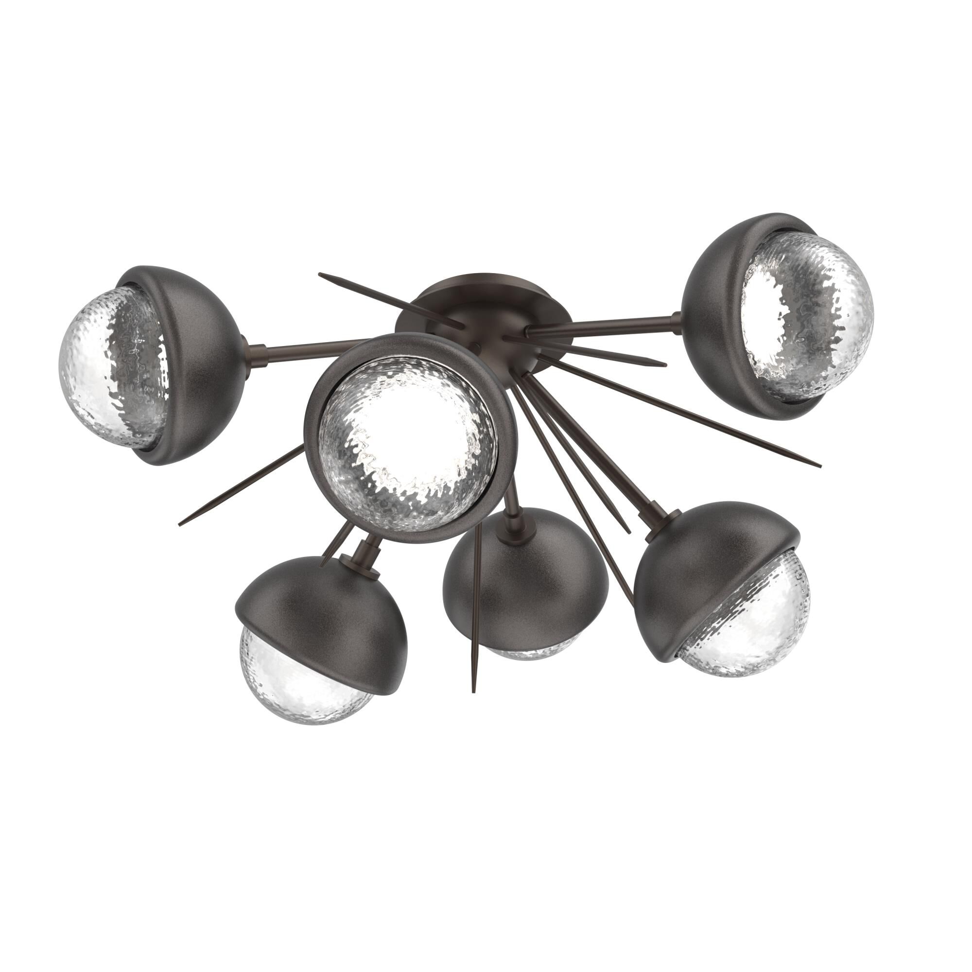 Shown in Flat Bronze finish and Clear glass and Graphite accent