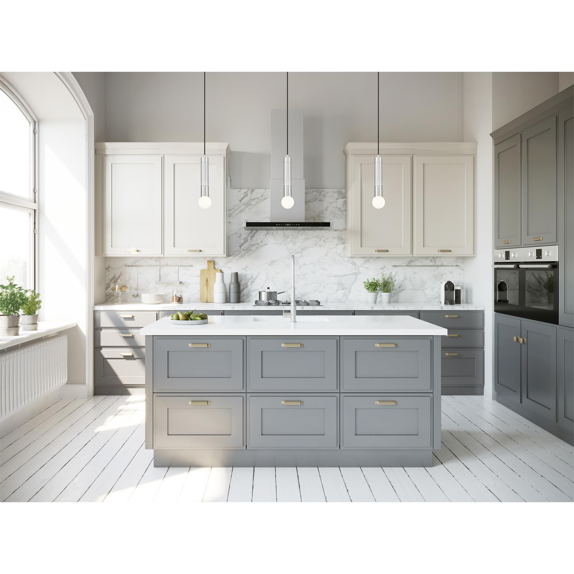 Shown in Brushed Nickel finish