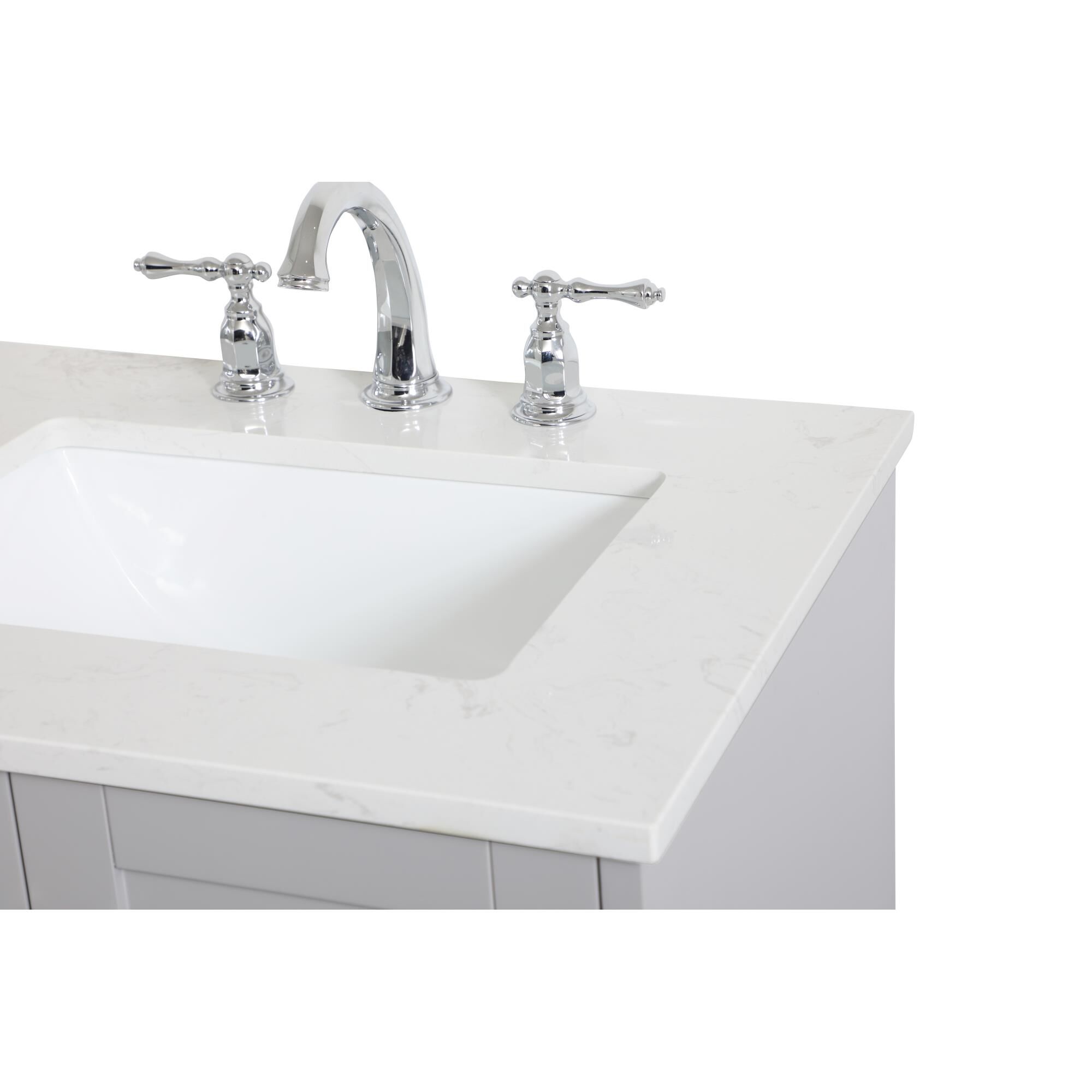 Shown in Grey finish