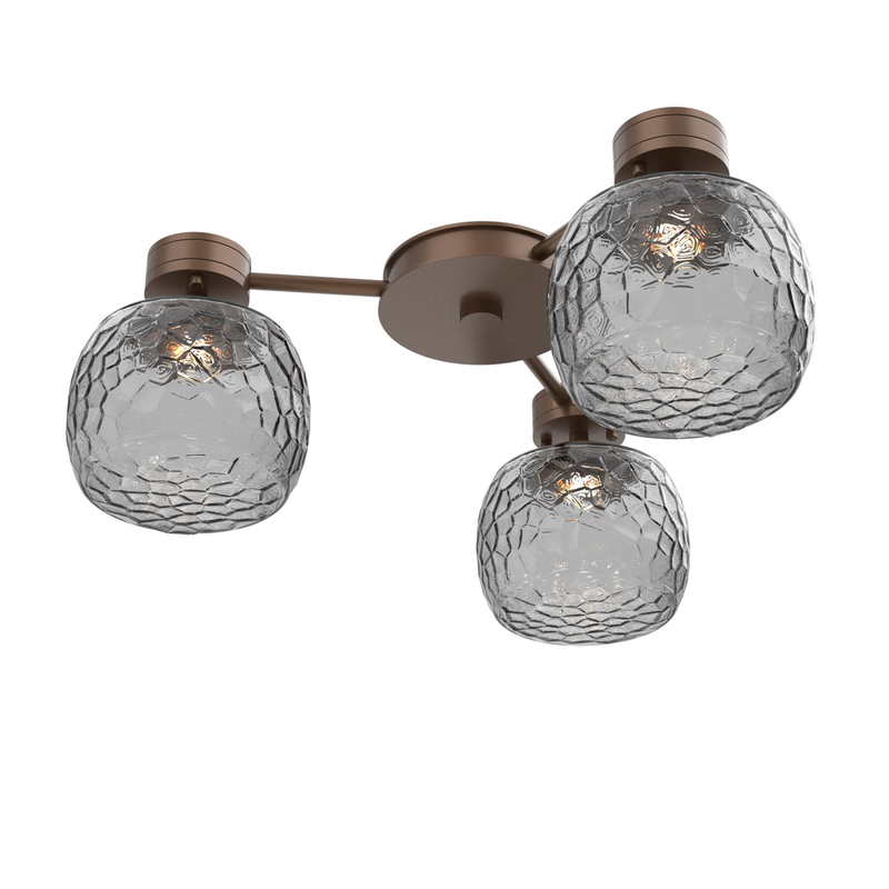 Levi Wilson Vessel 24 Inch Semi Flush Mount by Hammerton Studio