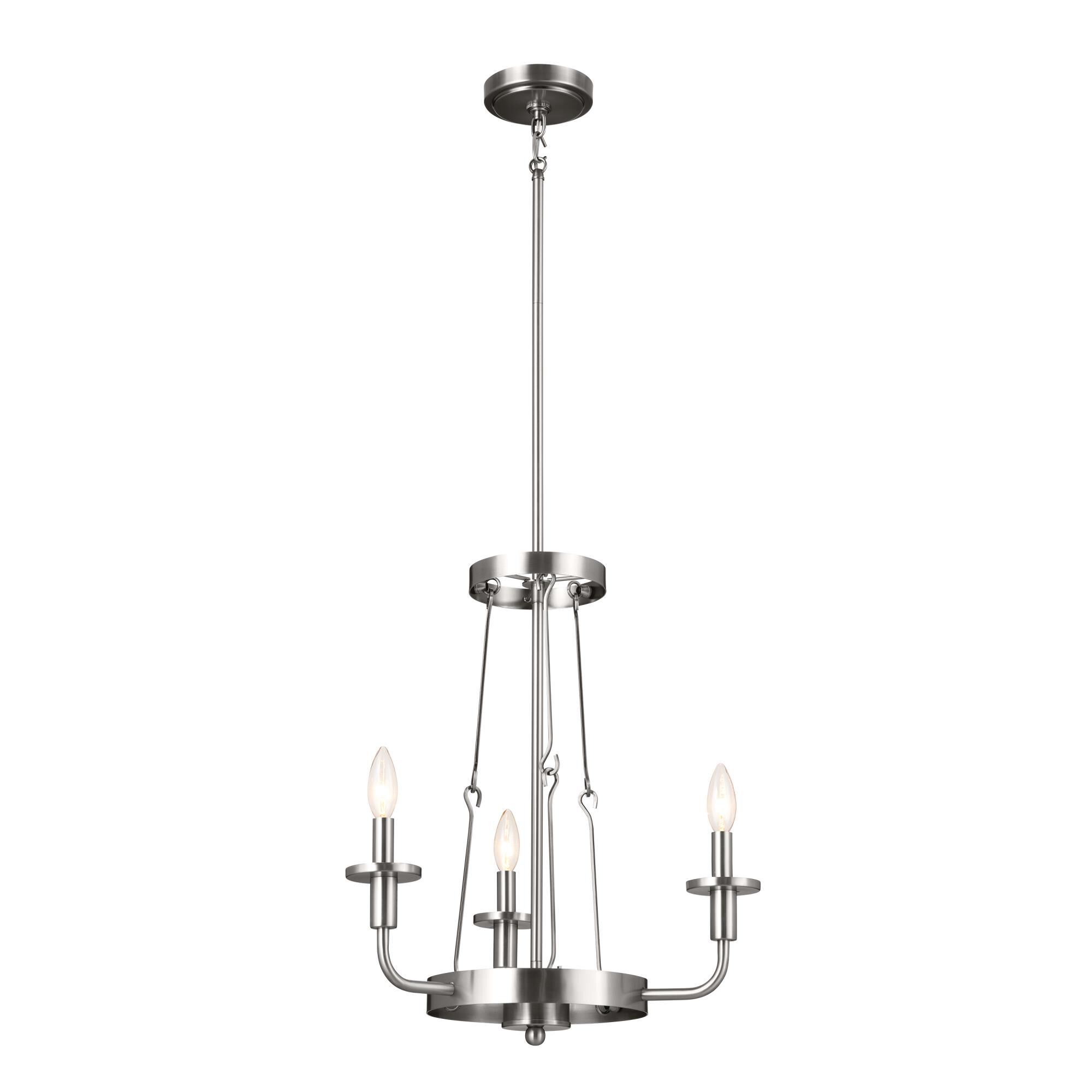 Vetivene 19 Inch 3 Light Mini Chandelier by Kichler Lighting