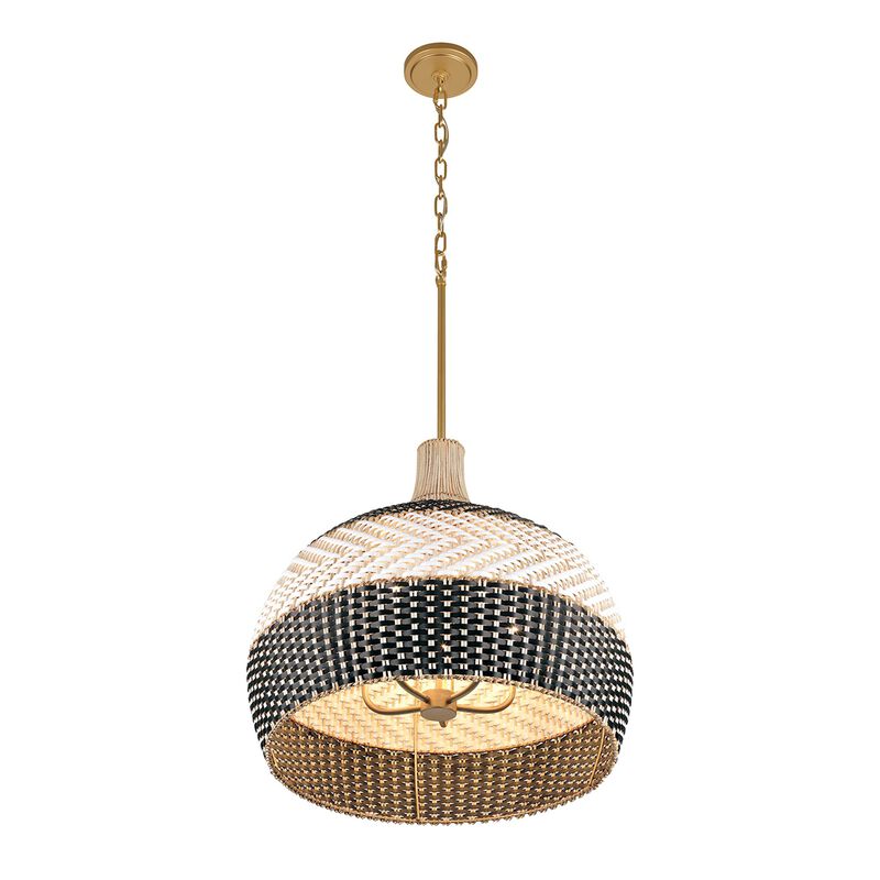 Zanzibar 21 Inch Pendant Light by Crystorama