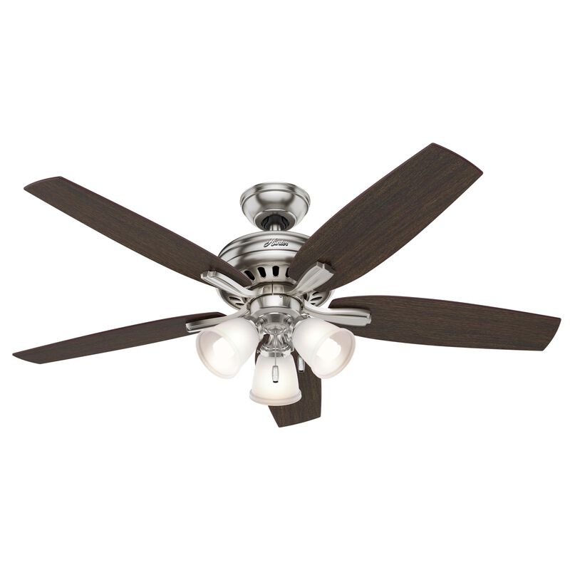 Newsome 52 Inch Ceiling Fan with Light Kit by Hunter Fan