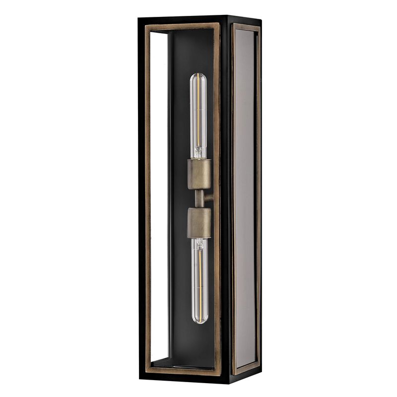 Shaw 24 Inch Tall 2 Light Outdoor Wall Light by Hinkley Lighting