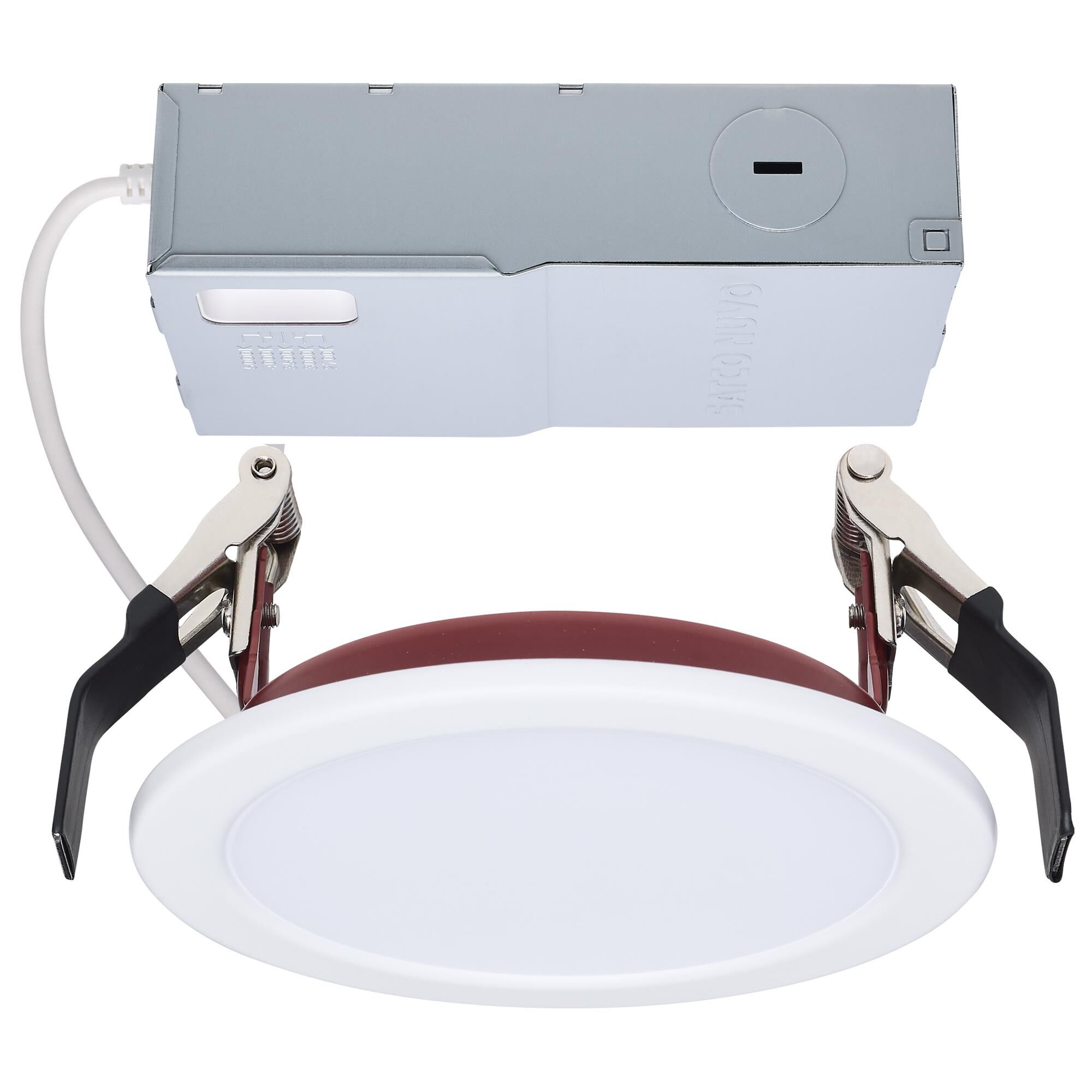 Shown in White and Red finish