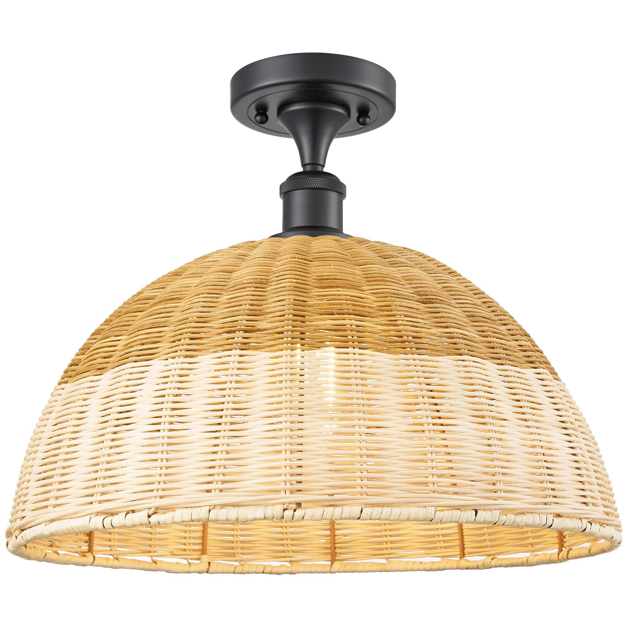 Bruno Marashlian Bristol Natural II Semi Flush Mount by Innovations Lighting