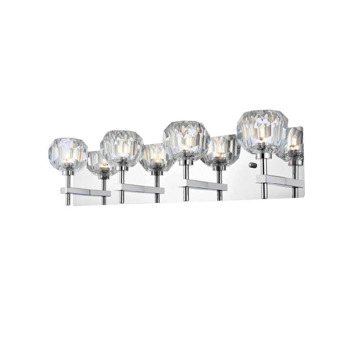 Graham 25 Inch 4 Light LED Bath Vanity Light by Elegant Lighting