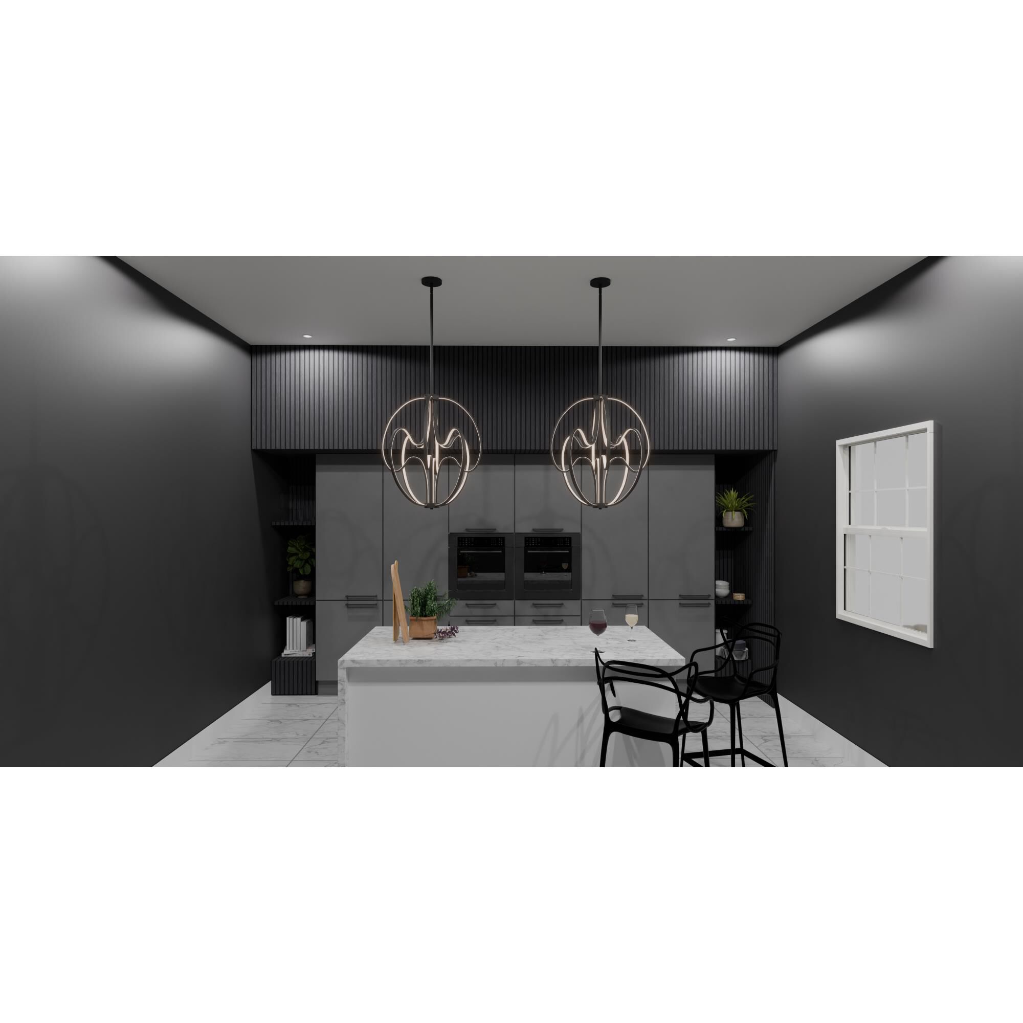 Clairon 23.75 Inch 1 Light Large Pendant by Quoizel