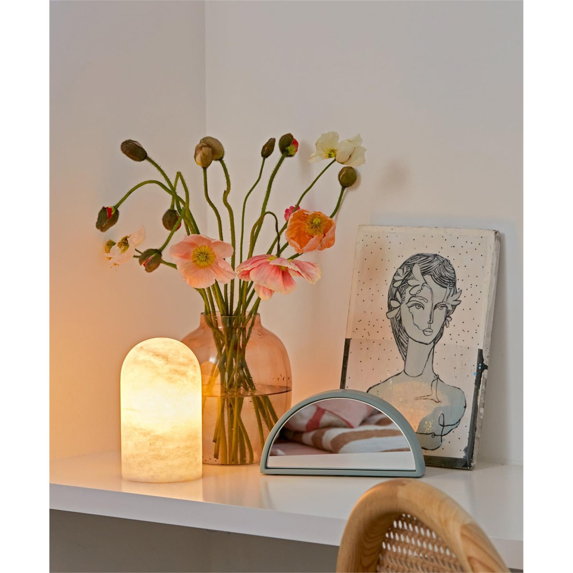 Shown in White Alabaster finish