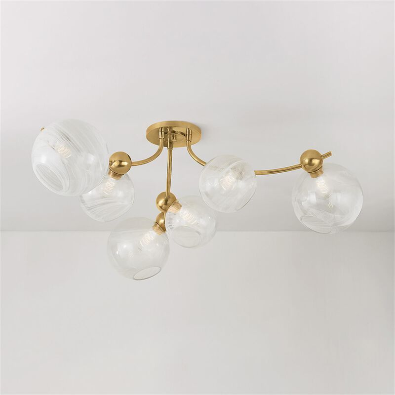 Astraia 54 Inch Semi Flush Mount by Corbett Lighting