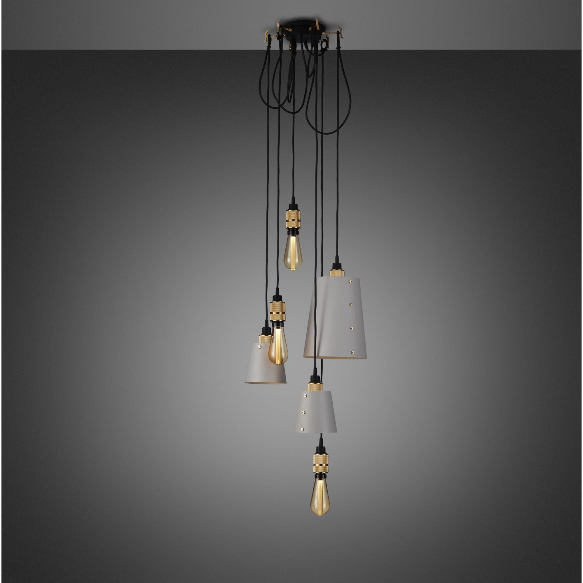 Hooked 6.0 Mixed Shade Multi Pendant Light Fixture by Buster and Punch