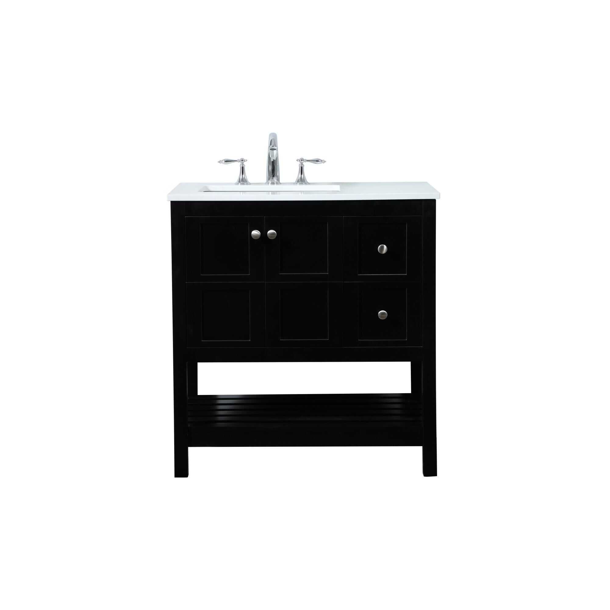 Shown in Black finish