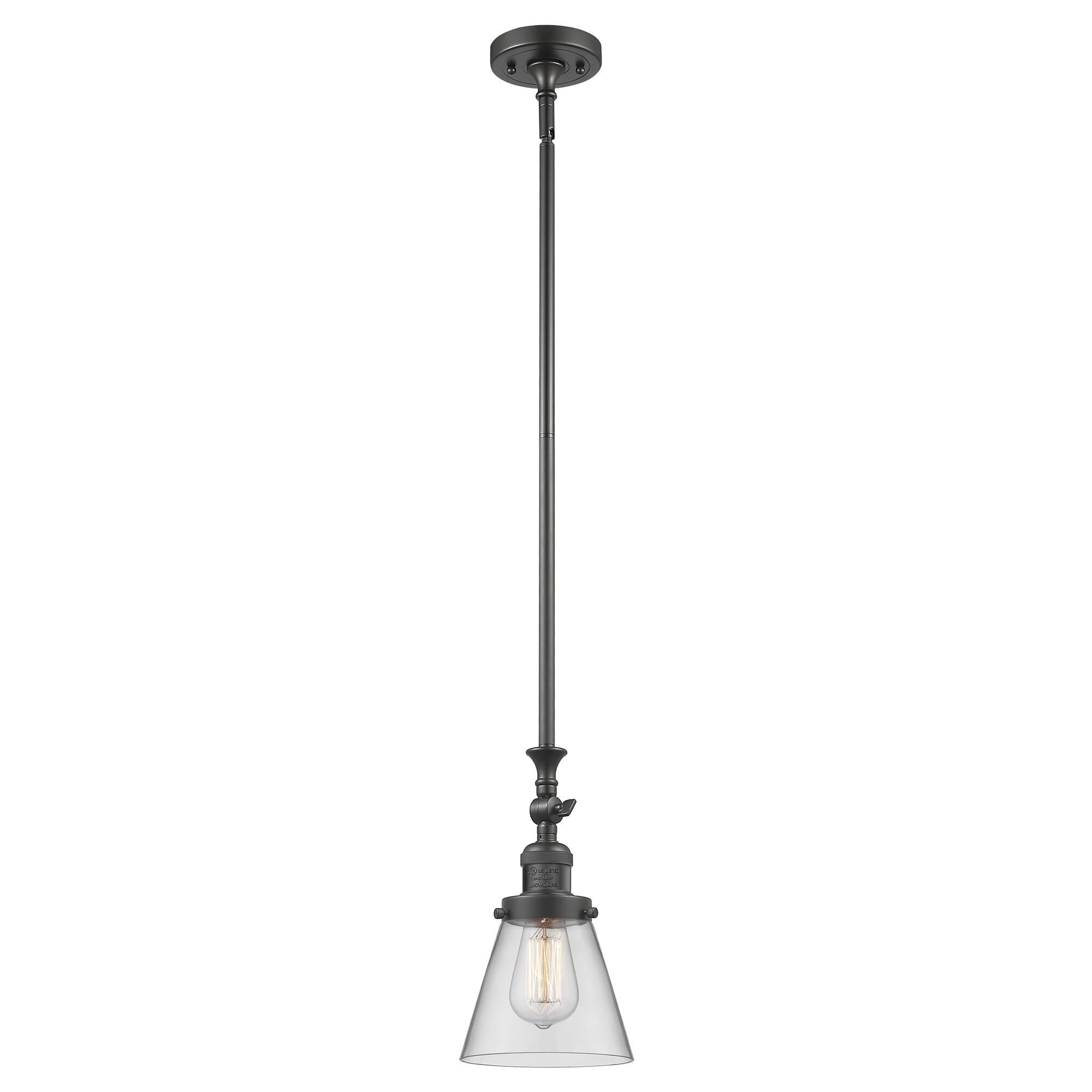 Shown in Oil Rubbed Bronze finish and Clear glass