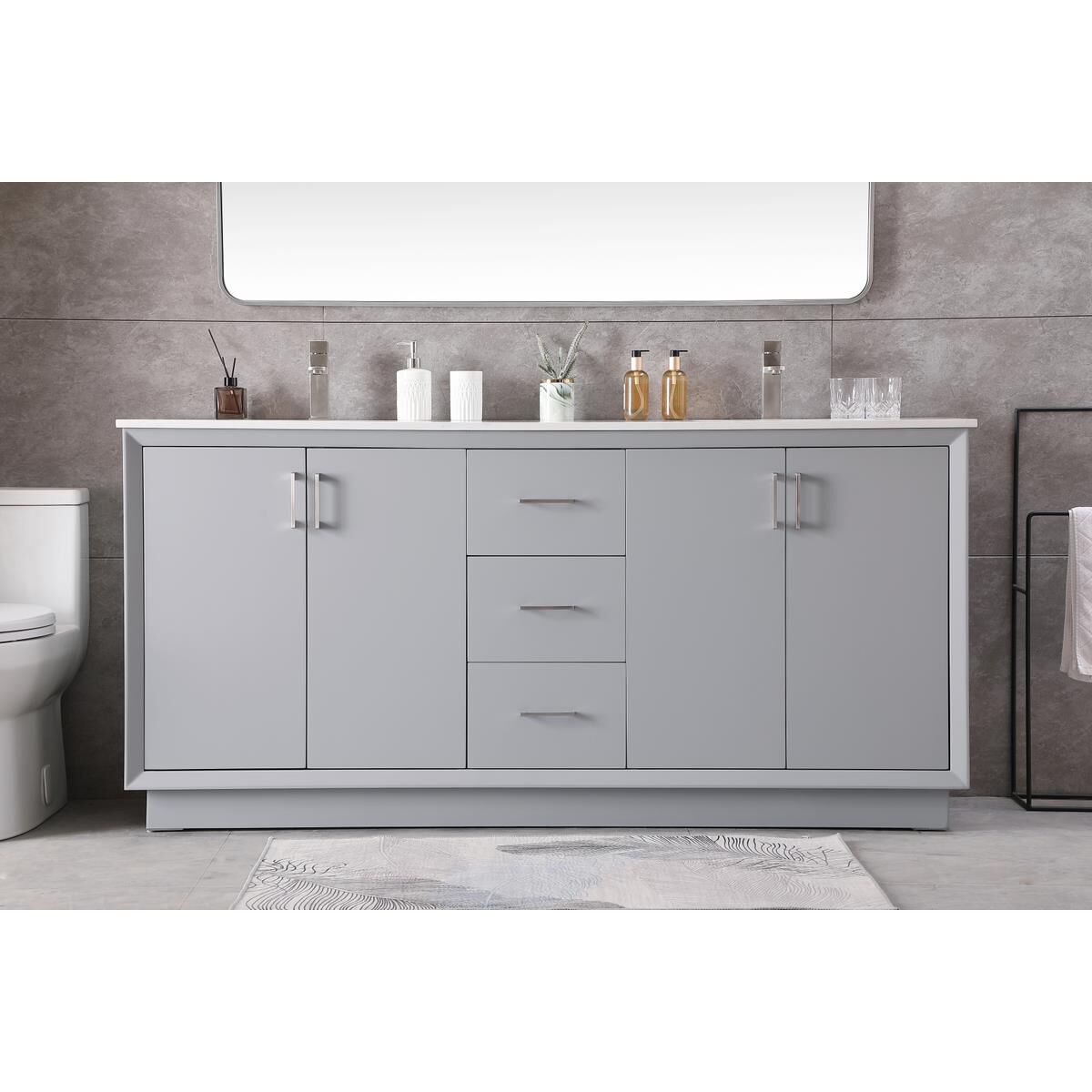 Hayes 72 Inch Bath Vanity by Elegant Decor