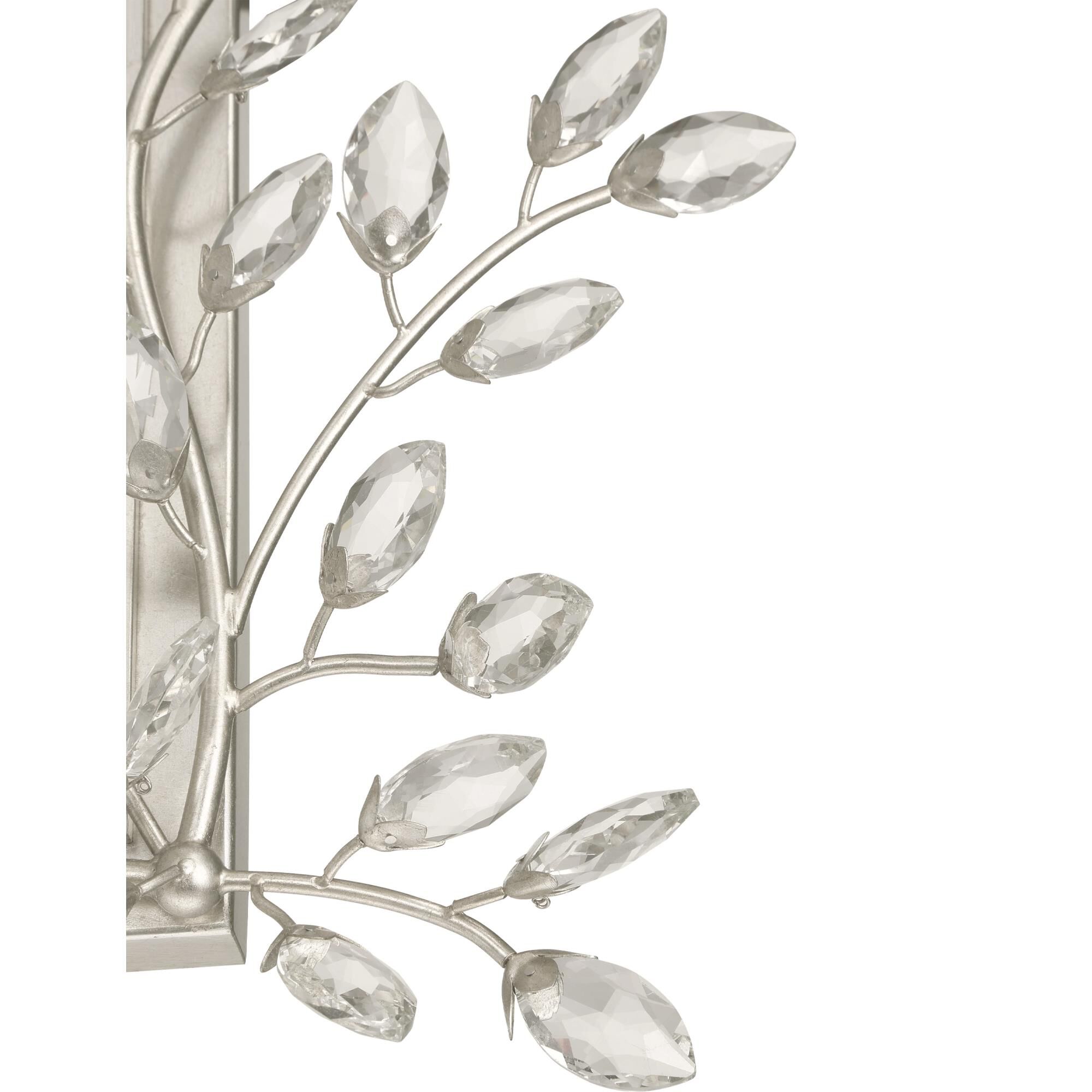 Shown in Clear and Silver Leaf finish