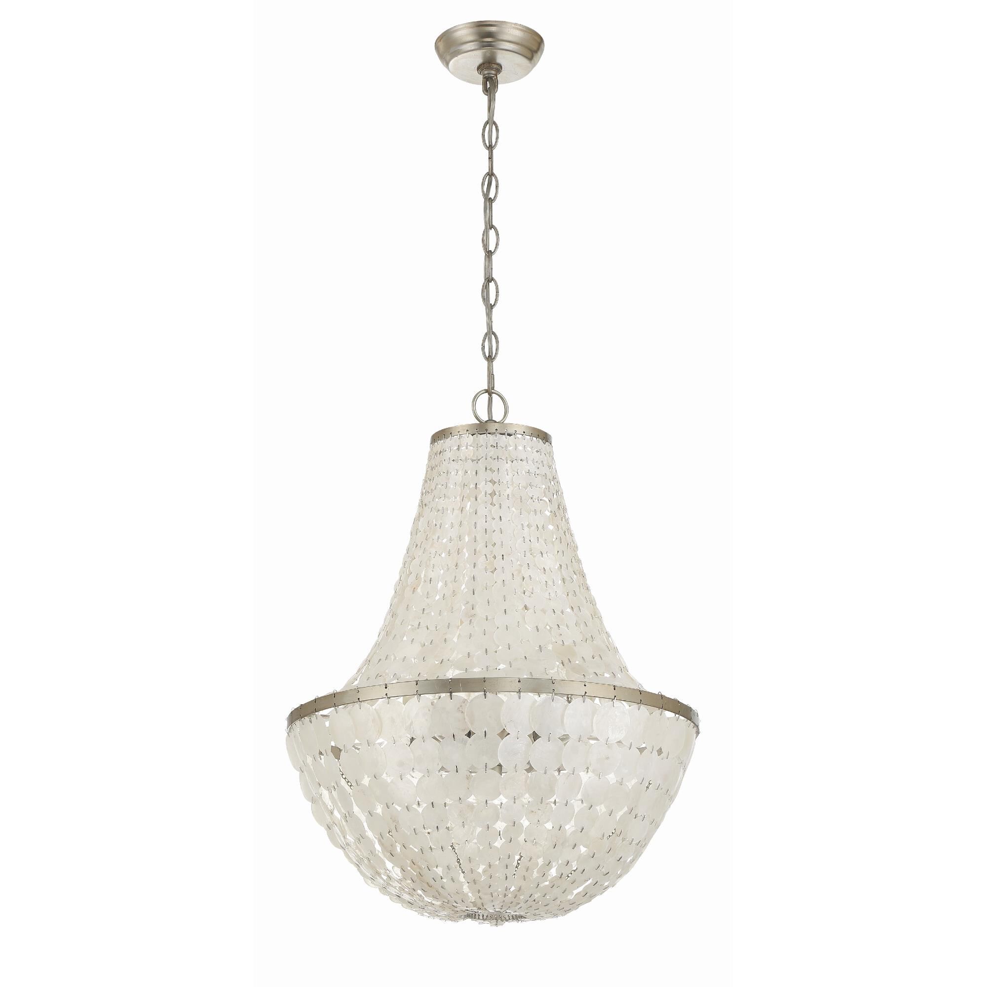 Brielle 18 Inch 6 Light Mini Chandelier by Crystorama