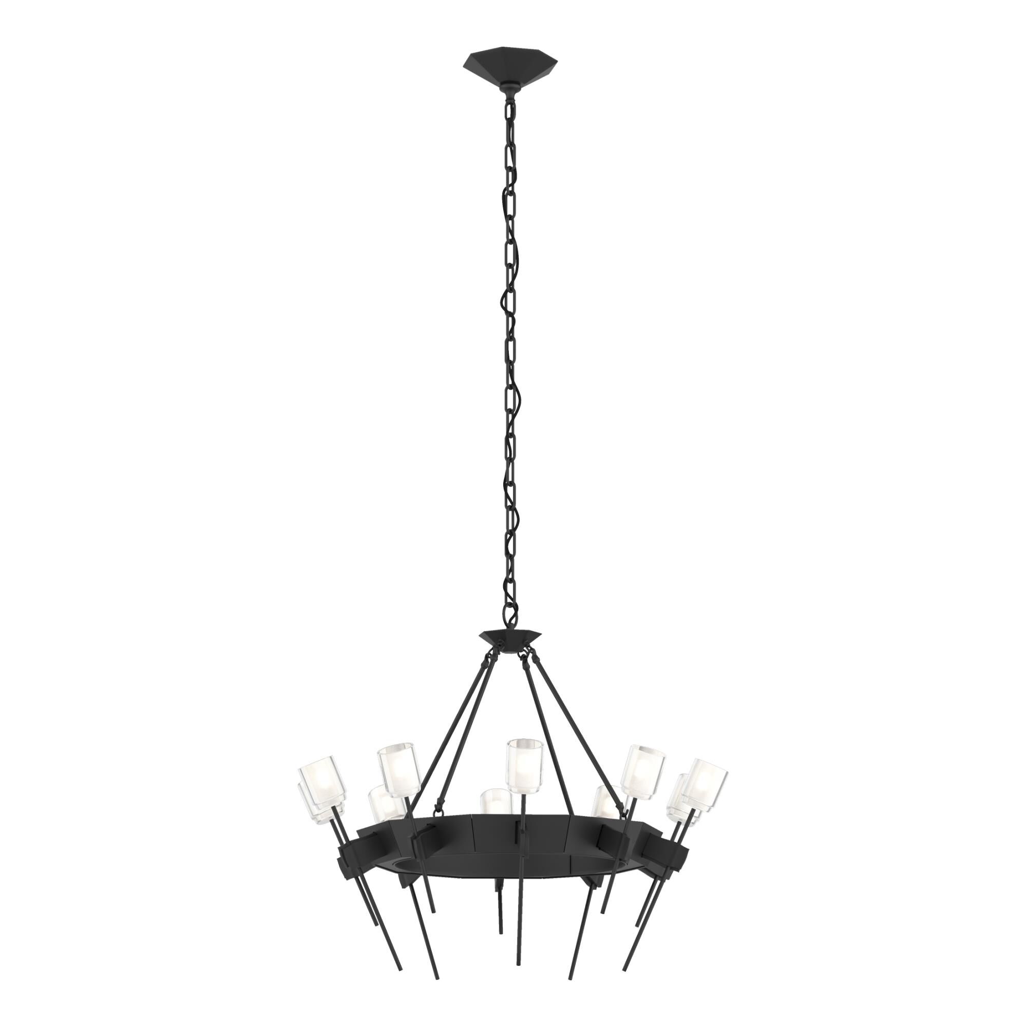 Shown in Black finish and Cast glass and Cast Glass shade