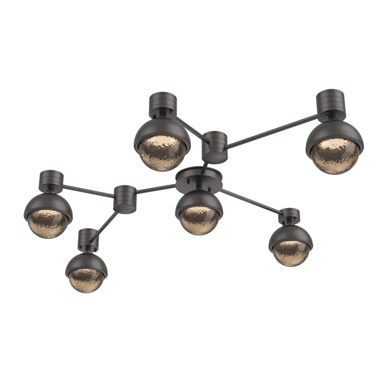 Levi Wilson Cabochon 41 Inch Flush Mount by Hammerton Studio