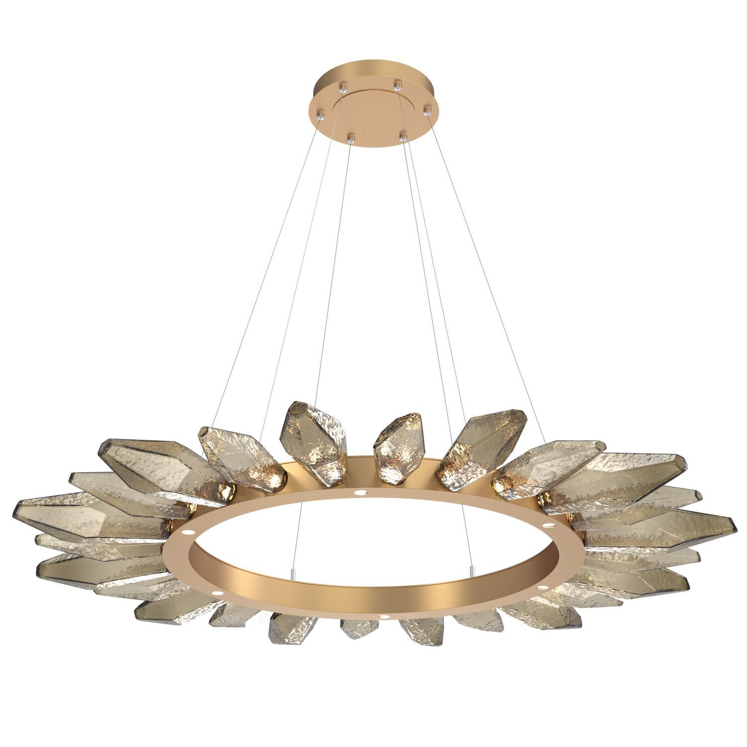 Rock Crystal 56 Inch 30 Light LED Chandelier by Hammerton Studio