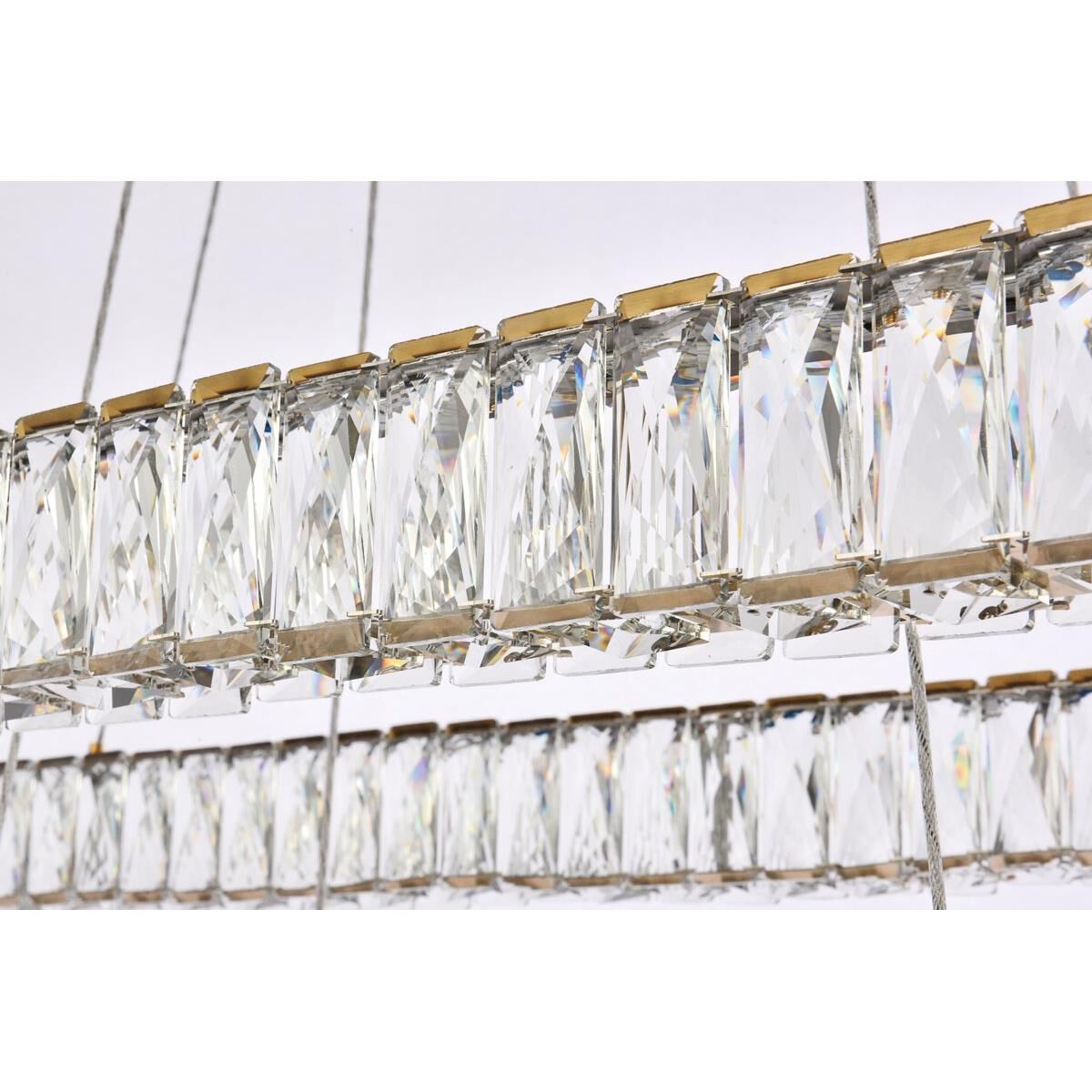 Monroe Linear Suspension Light by Elegant Lighting