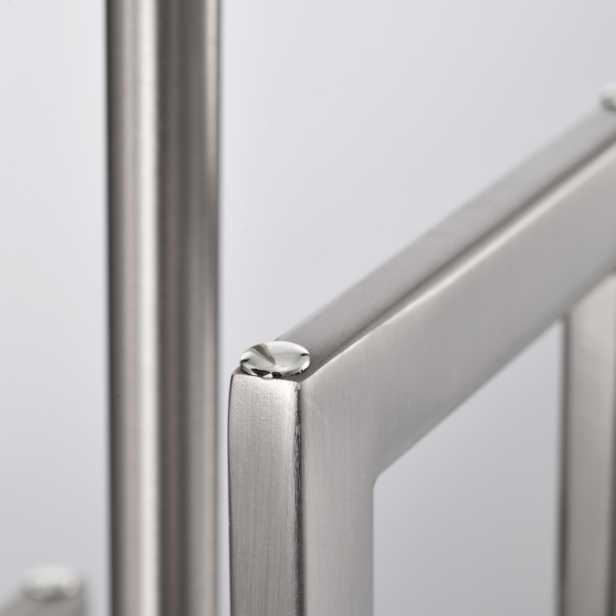 Shown in Brushed Nickel finish and Frosted glass