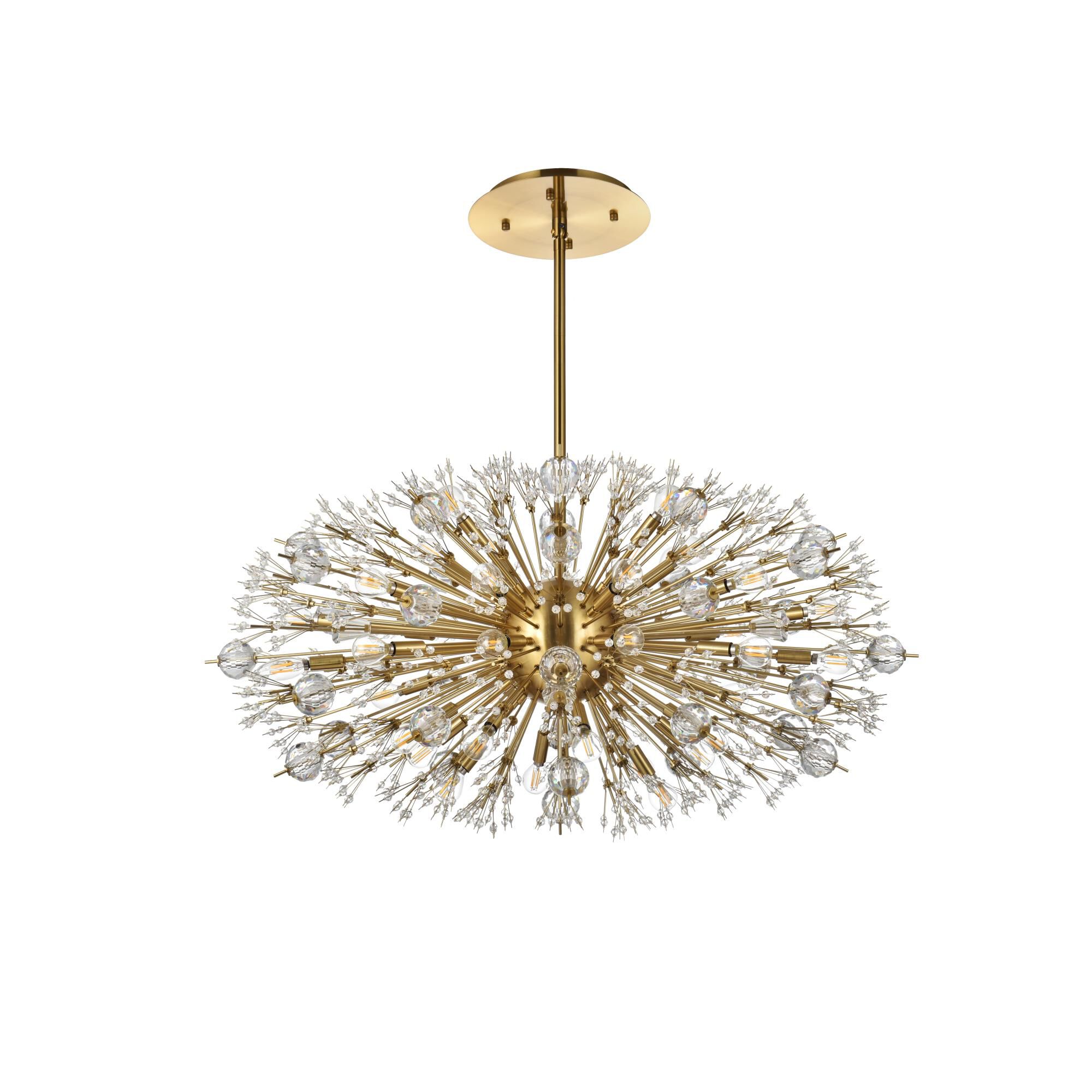 Vera 42 Inch Large Pendant by Elegant Lighting