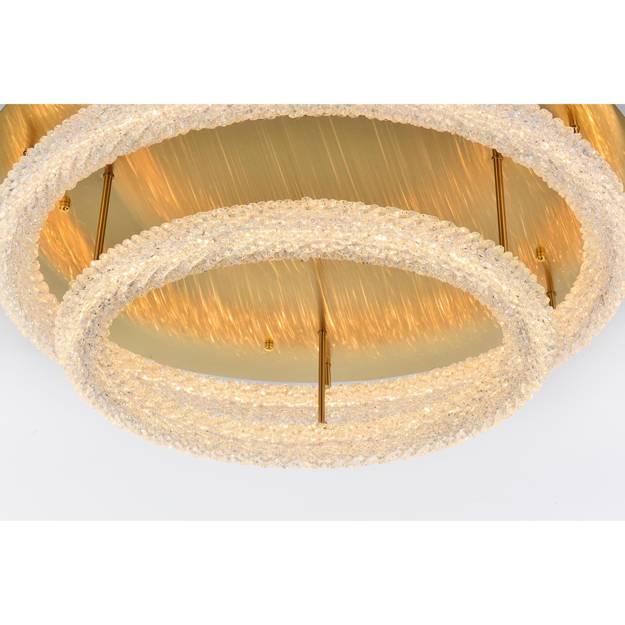 Bowen 34 Inch Flush Mount by Elegant Lighting