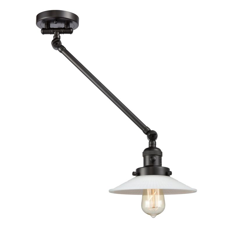Bruno Marashlian Halophane LED Wall Swing Lamp by Innovations Lighting