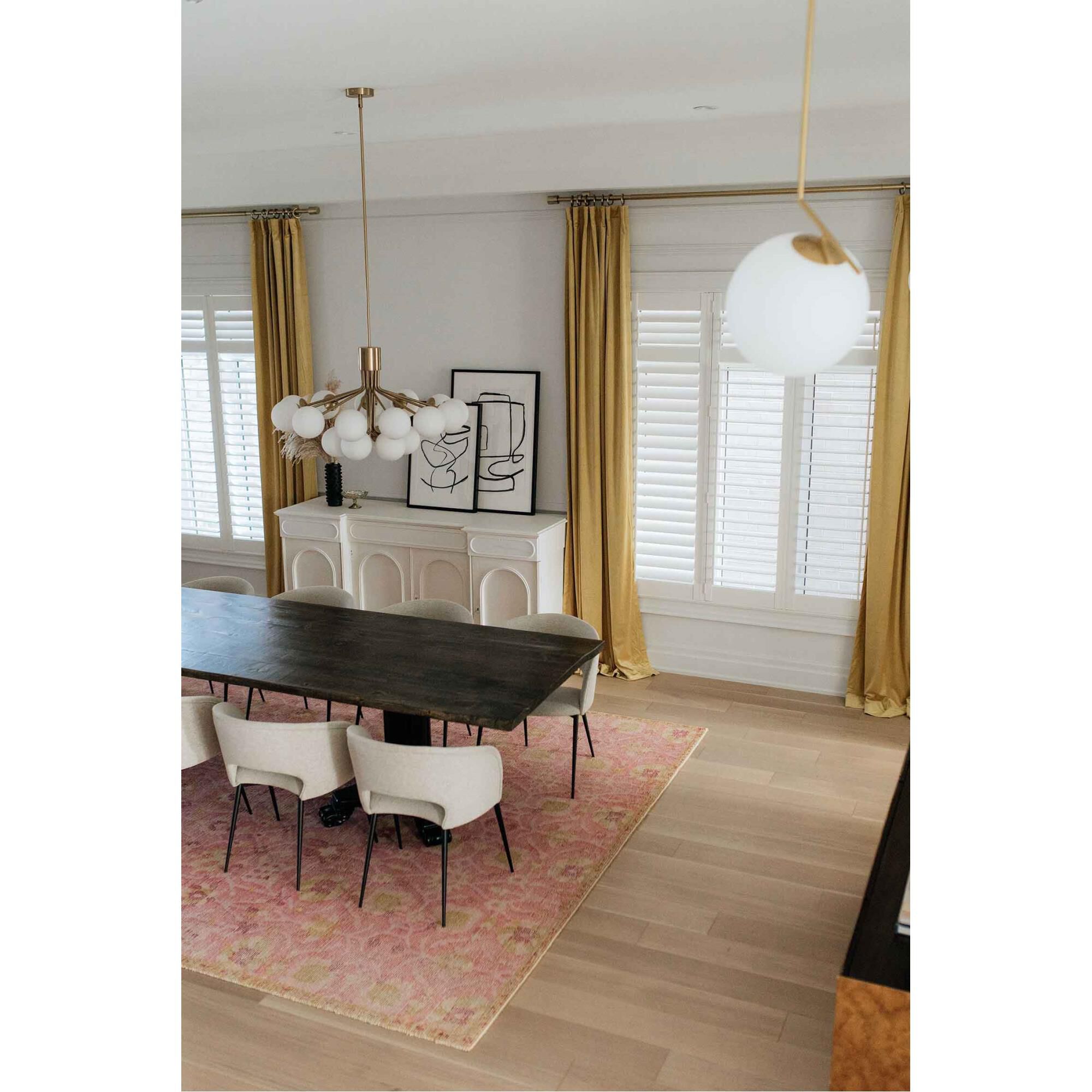 Shown in Gold finish and White glass