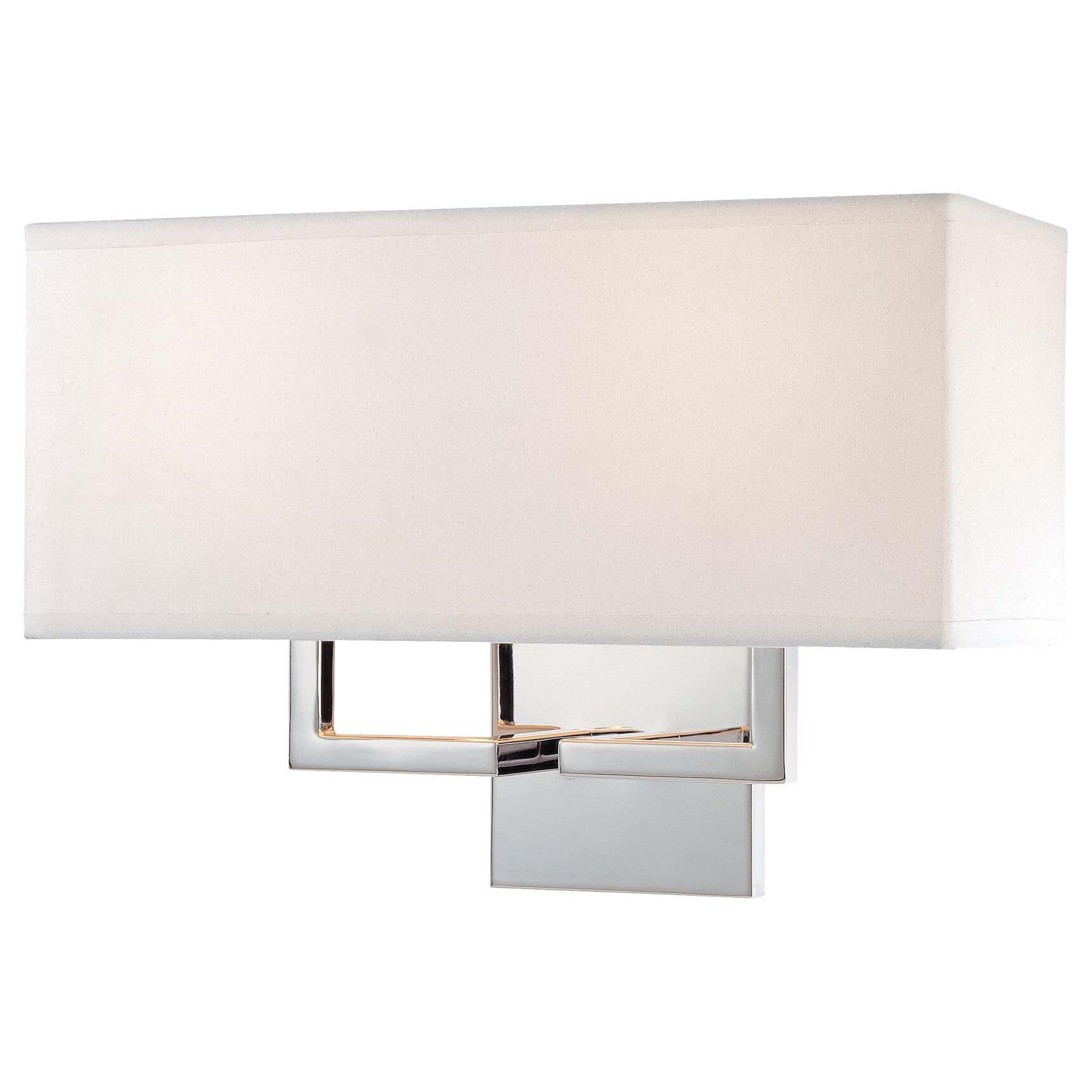 Shown in Chrome finish and Off-White Fabric shade