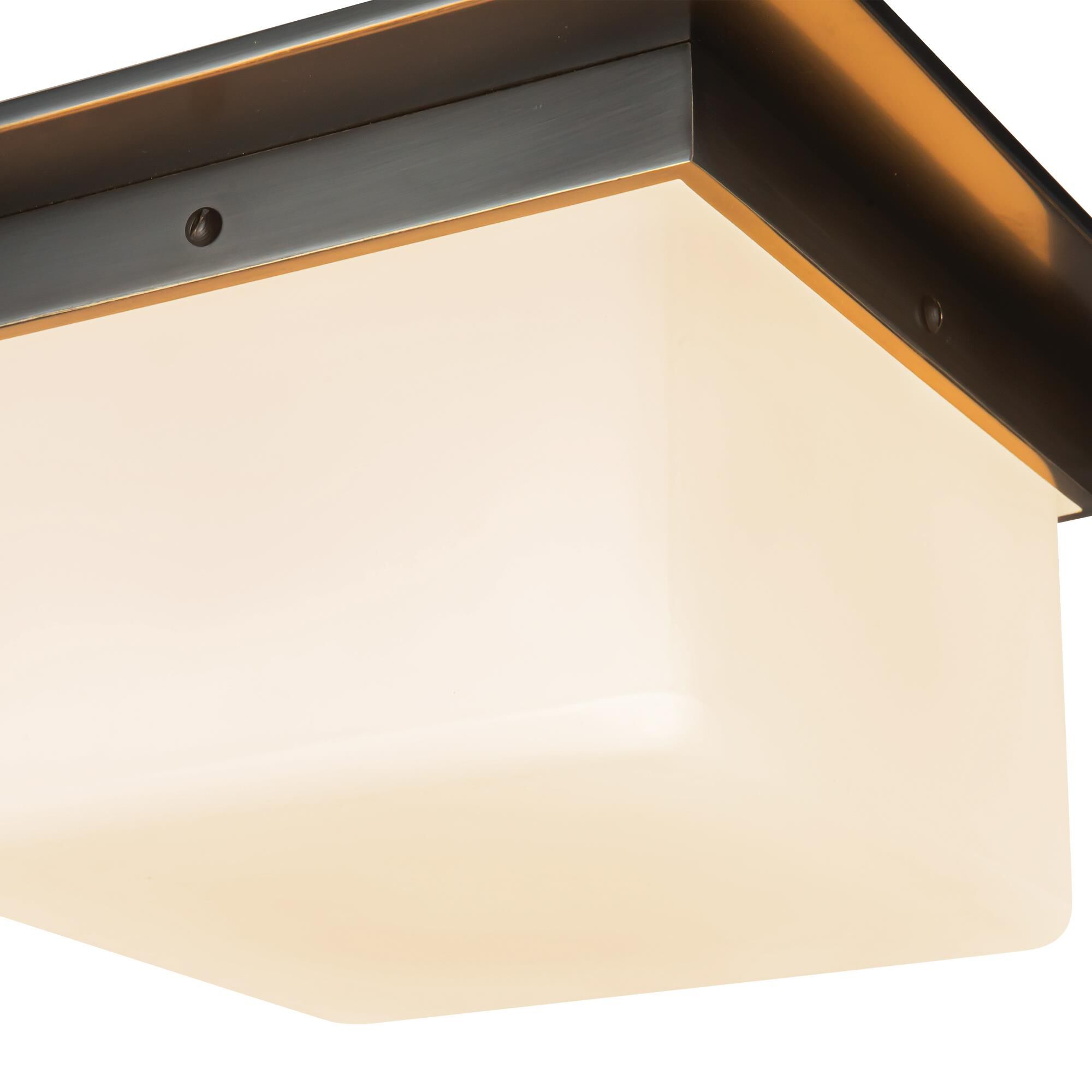 Shown in Urban Bronze finish and Matte Opal glass