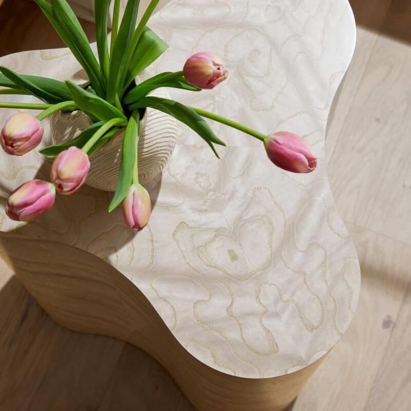 Shown in Light Beige Burl finish