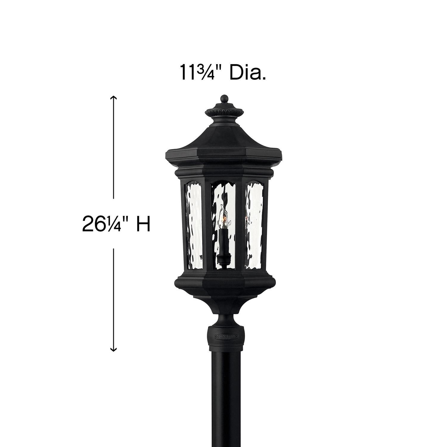Raley 26 Inch Tall 4 Light LED Outdoor Post Lamp by Hinkley Lighting