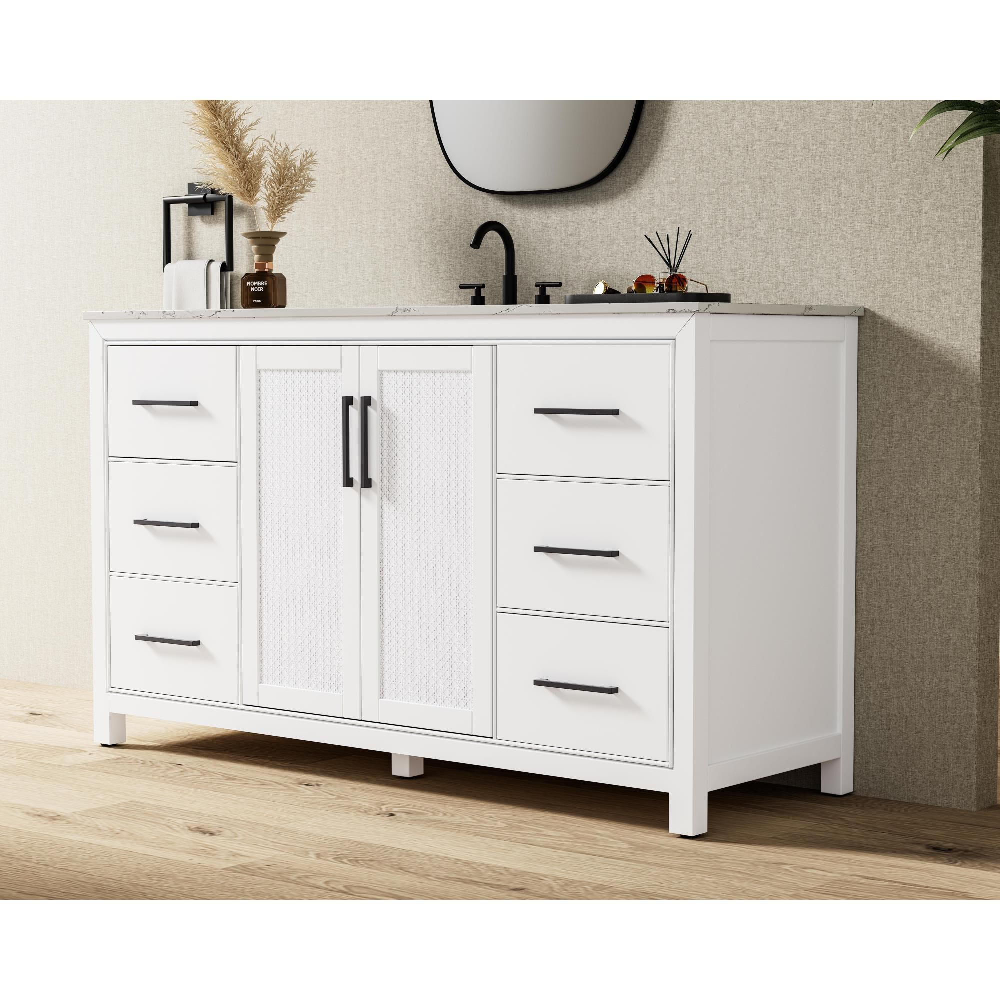 Alina 60 Inch Bath Vanity by Elegant Dcor