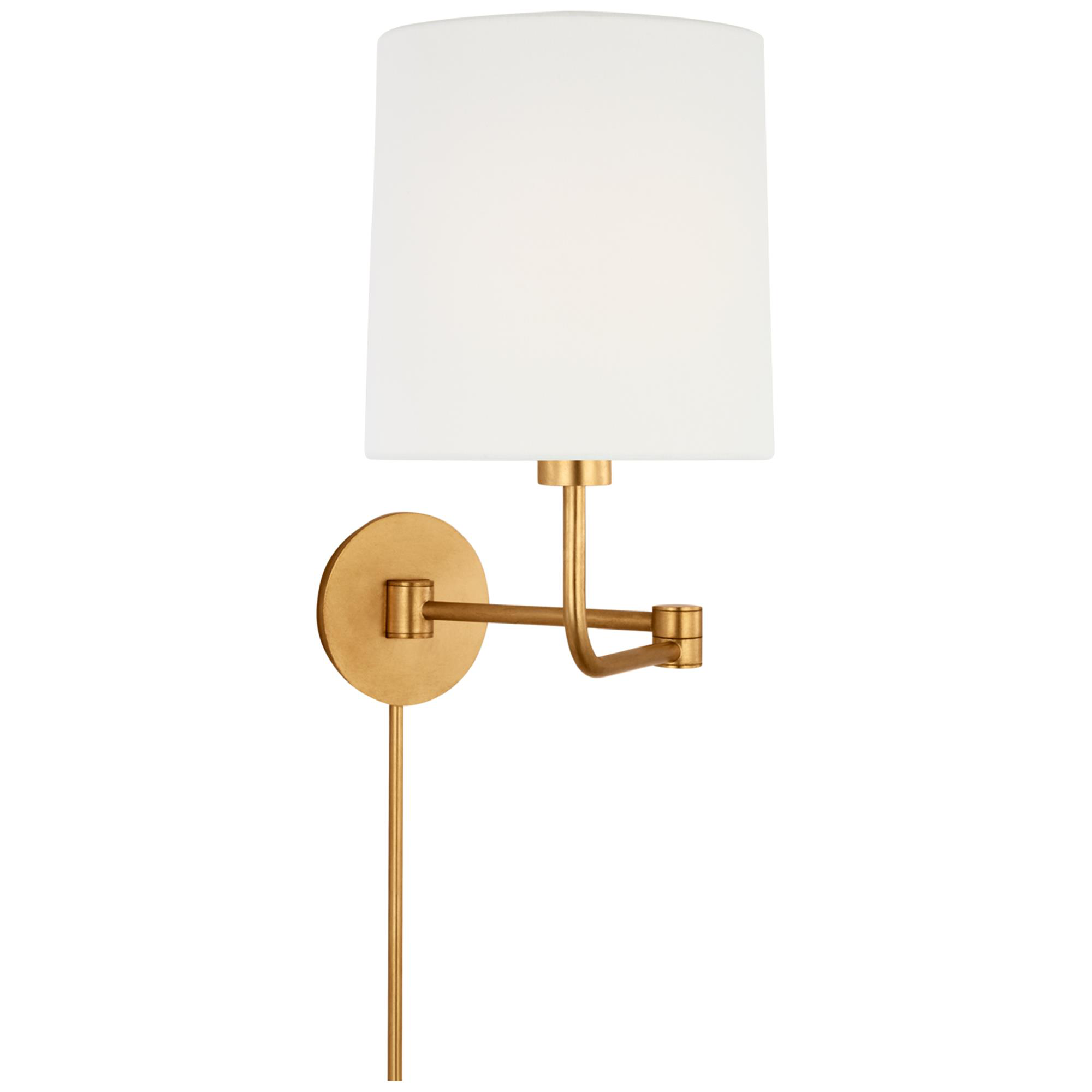 Shown in Gild finish and Linen shade