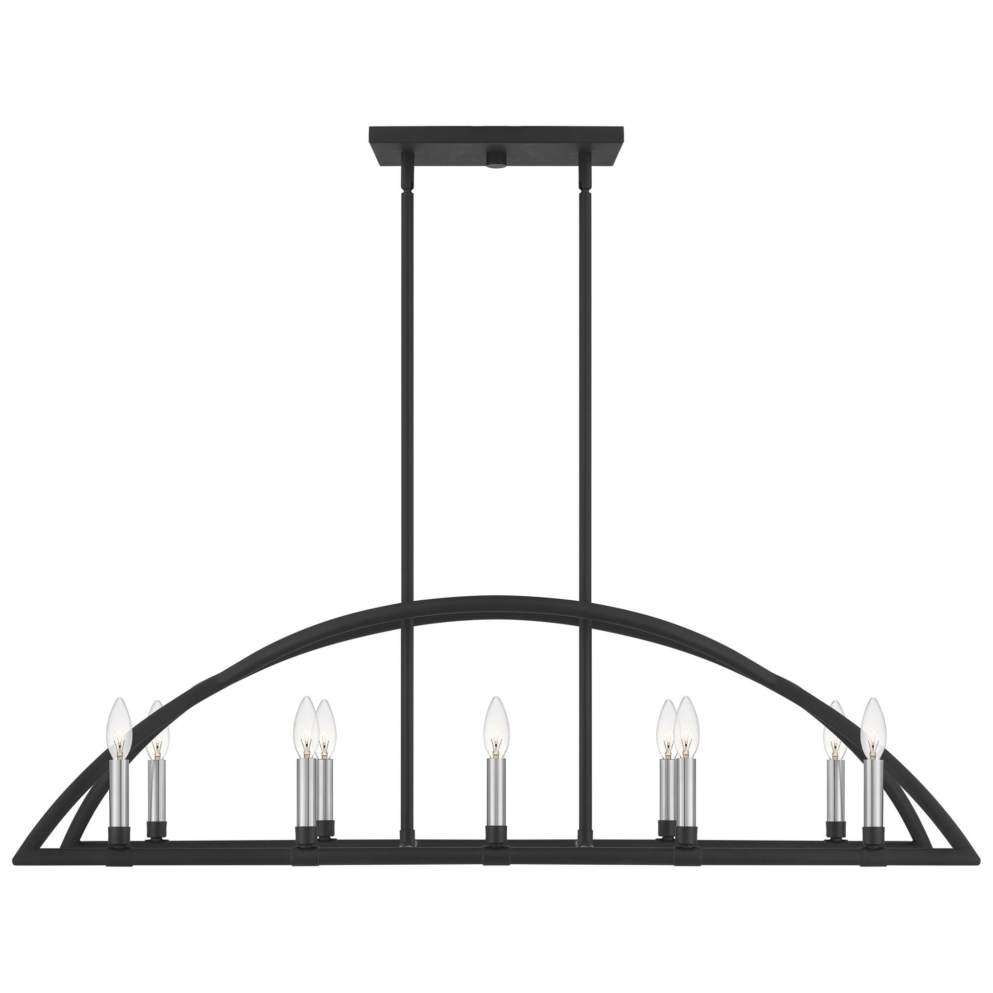 Helena 43 Inch 10 Light Linear Suspension Light by Quoizel