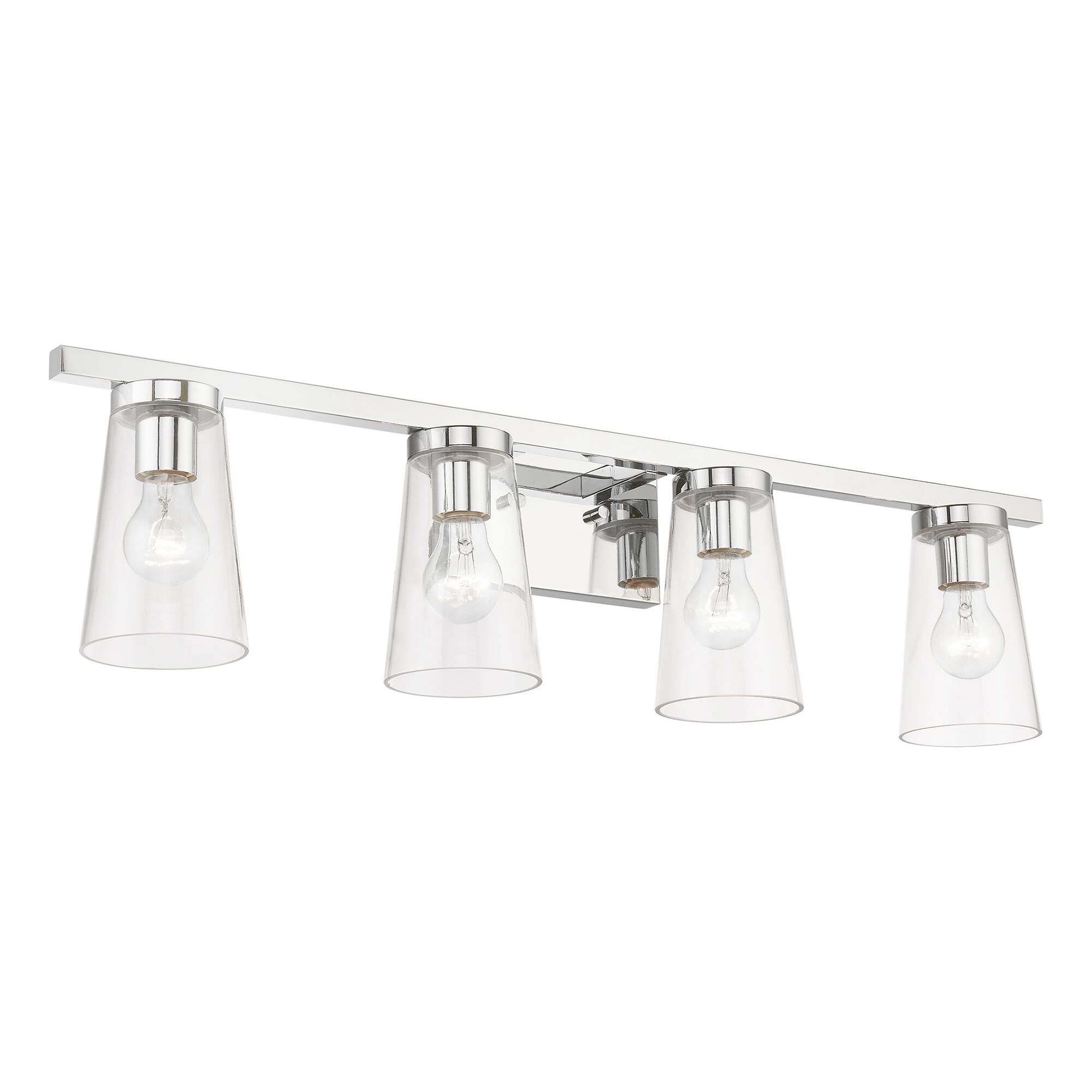 Cityview 32 Inch 4 Light Bath Vanity Light by Livex Lighting